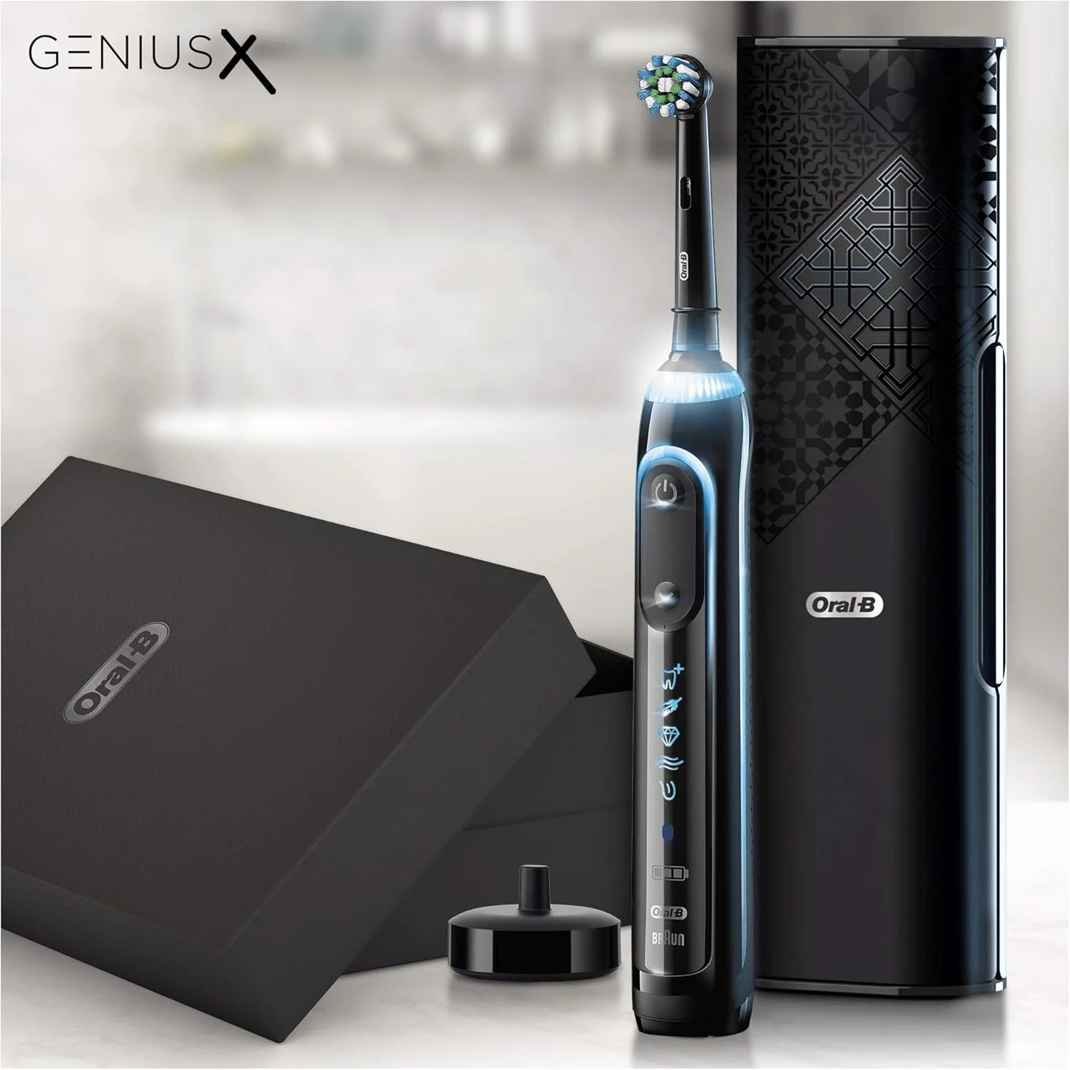 مسواک برقی اورال-بی Genius X Luxe Edition 20000 مشکی نیمه شب مسواک برقی اورال-بی Genius X Luxe Edition 20000 مشکی نیمه شب