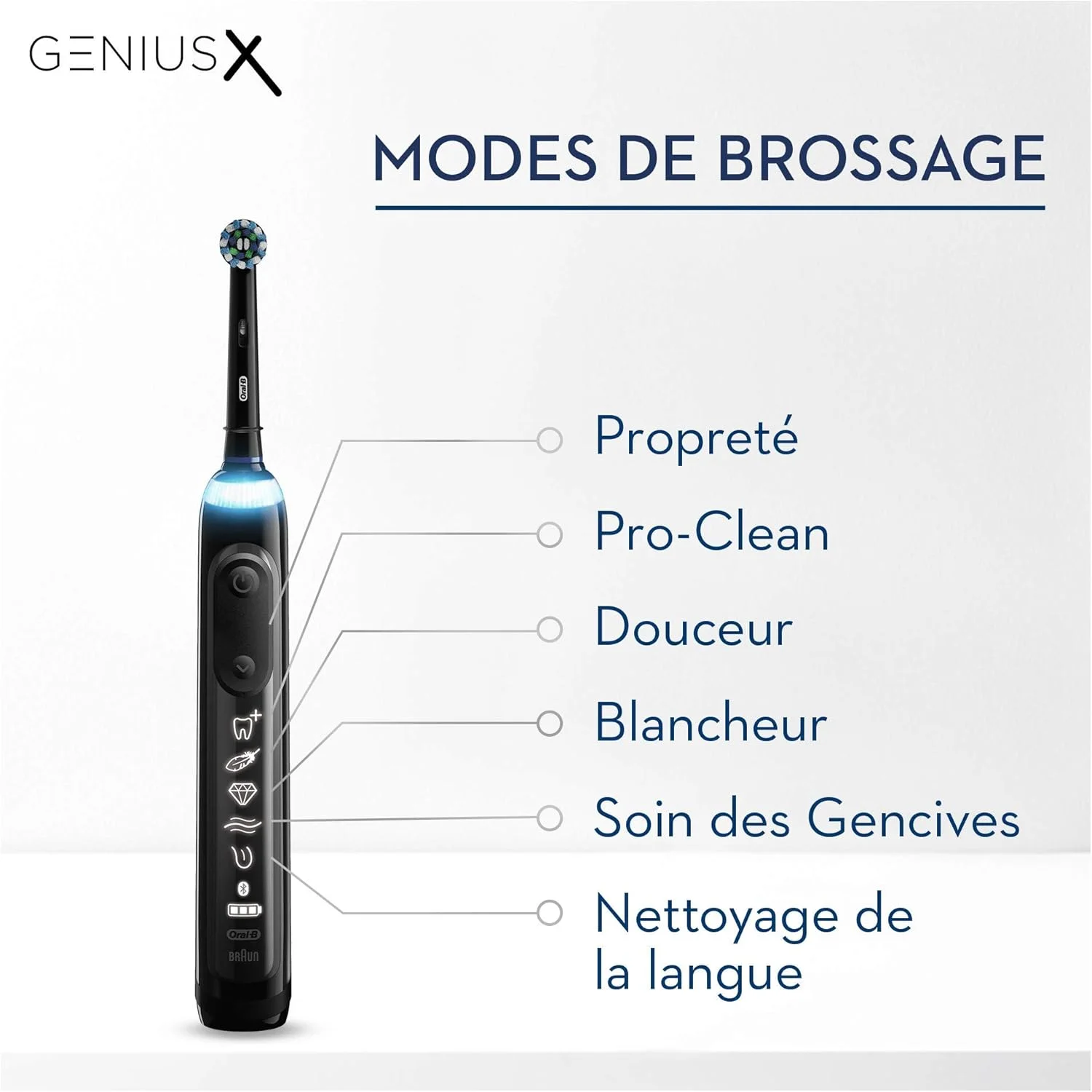 مسواک برقی اورال-بی Genius X Luxe Edition 20000 مشکی نیمه شب مسواک برقی اورال-بی Genius X Luxe Edition 20000 مشکی نیمه شب