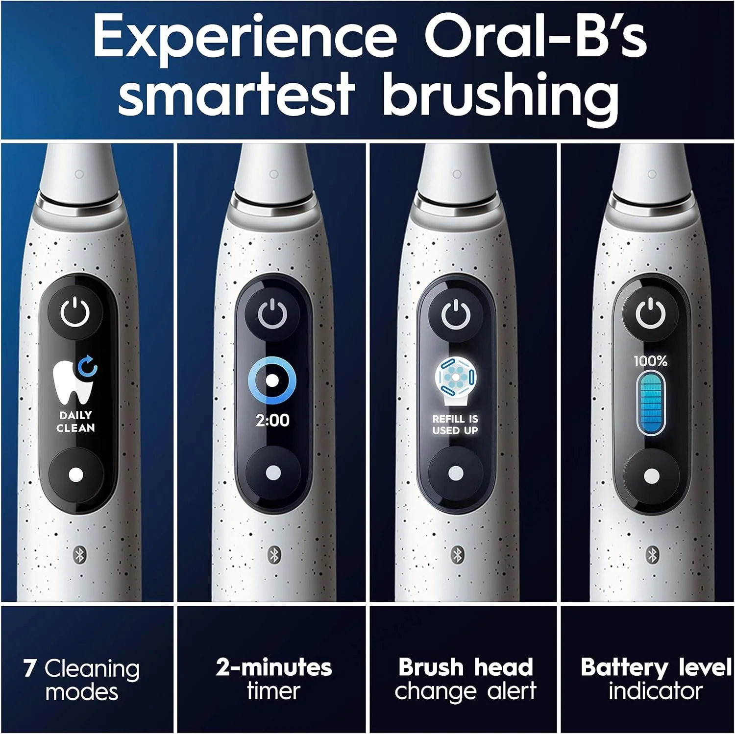 مسواک برقی بزرگسالان Oral-B iO10، هدیه برای خانم ها/آقایان، 1 دسته، 1 سر مسواک Ultimate Clean و جعبه مسافرتی شارژ، 7 حالت، دوشاخه UK، سفید Stardust، مسواک Oral B IO مسواک برقی بزرگسالان Oral-B iO10، هدیه برای خانم ها/آقایان، 1 دسته، 1 سر مسواک Ultimate Clean و جعبه مسافرتی شارژ، 7 حالت، دوشاخه UK، سفید Stardust، مسواک Oral B IO
