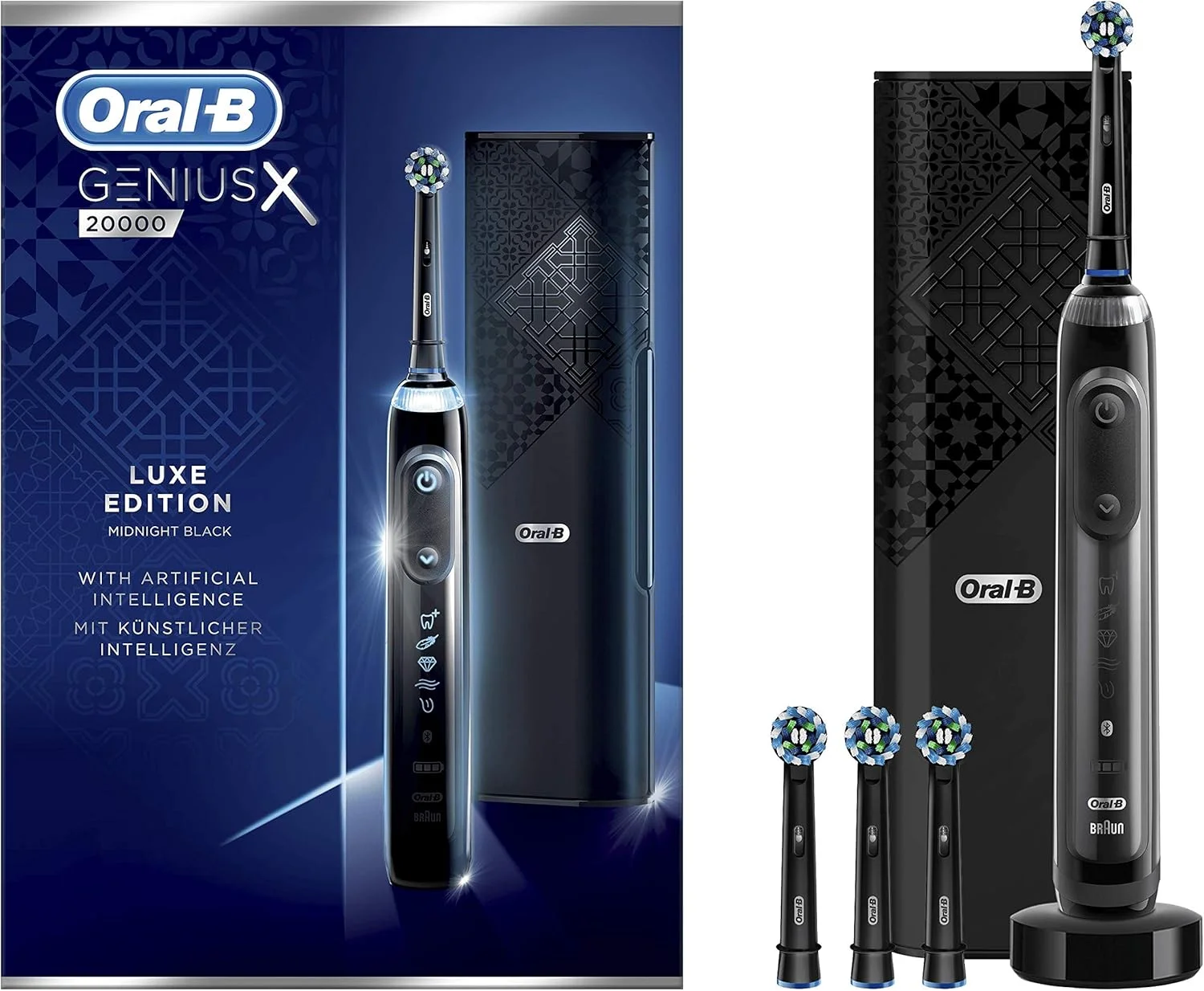 مسواک برقی اورال-بی Genius X Luxe Edition 20000 مشکی نیمه شب مسواک برقی اورال-بی Genius X Luxe Edition 20000 مشکی نیمه شب