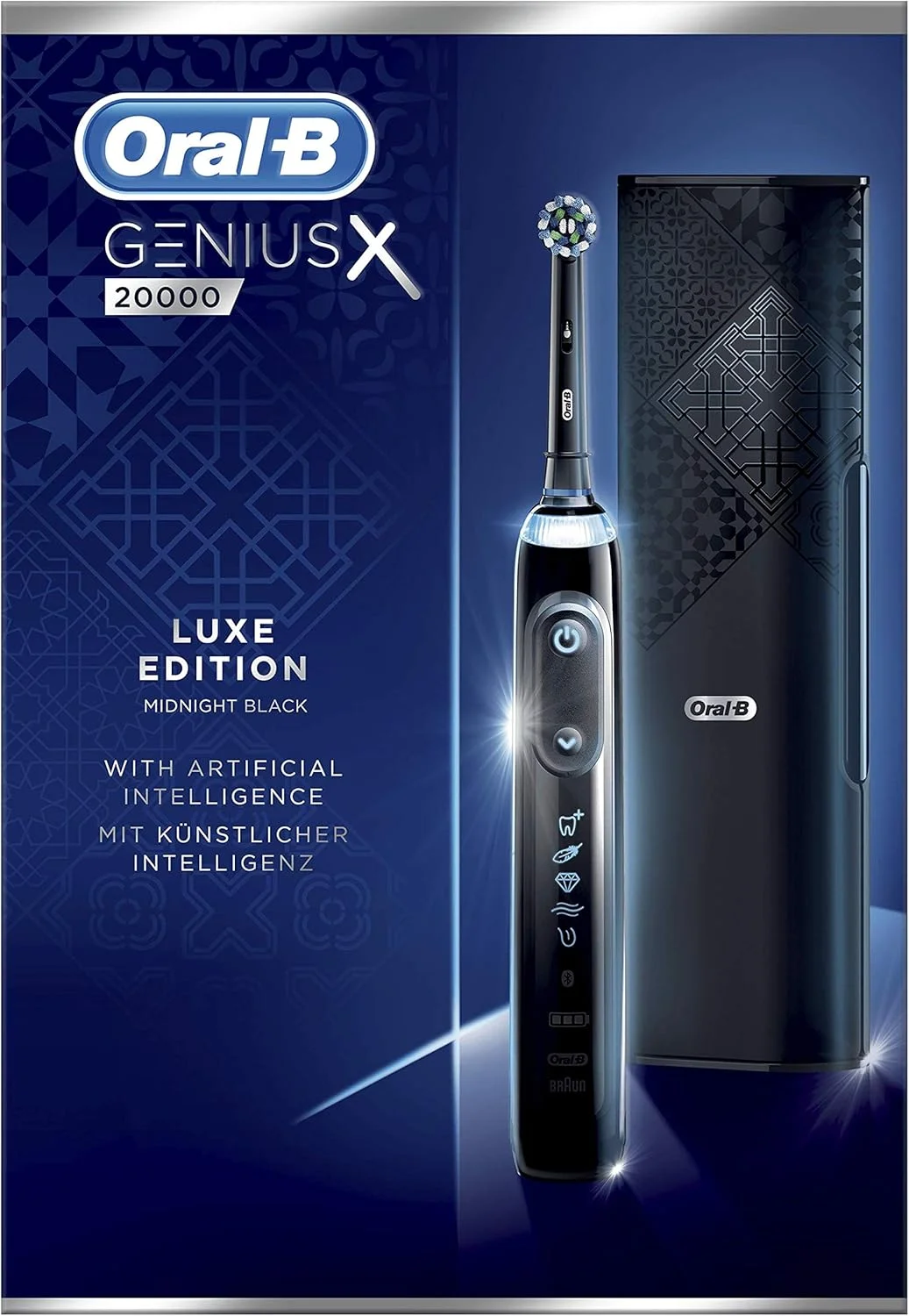 مسواک برقی اورال-بی Genius X Luxe Edition 20000 مشکی نیمه شب مسواک برقی اورال-بی Genius X Luxe Edition 20000 مشکی نیمه شب