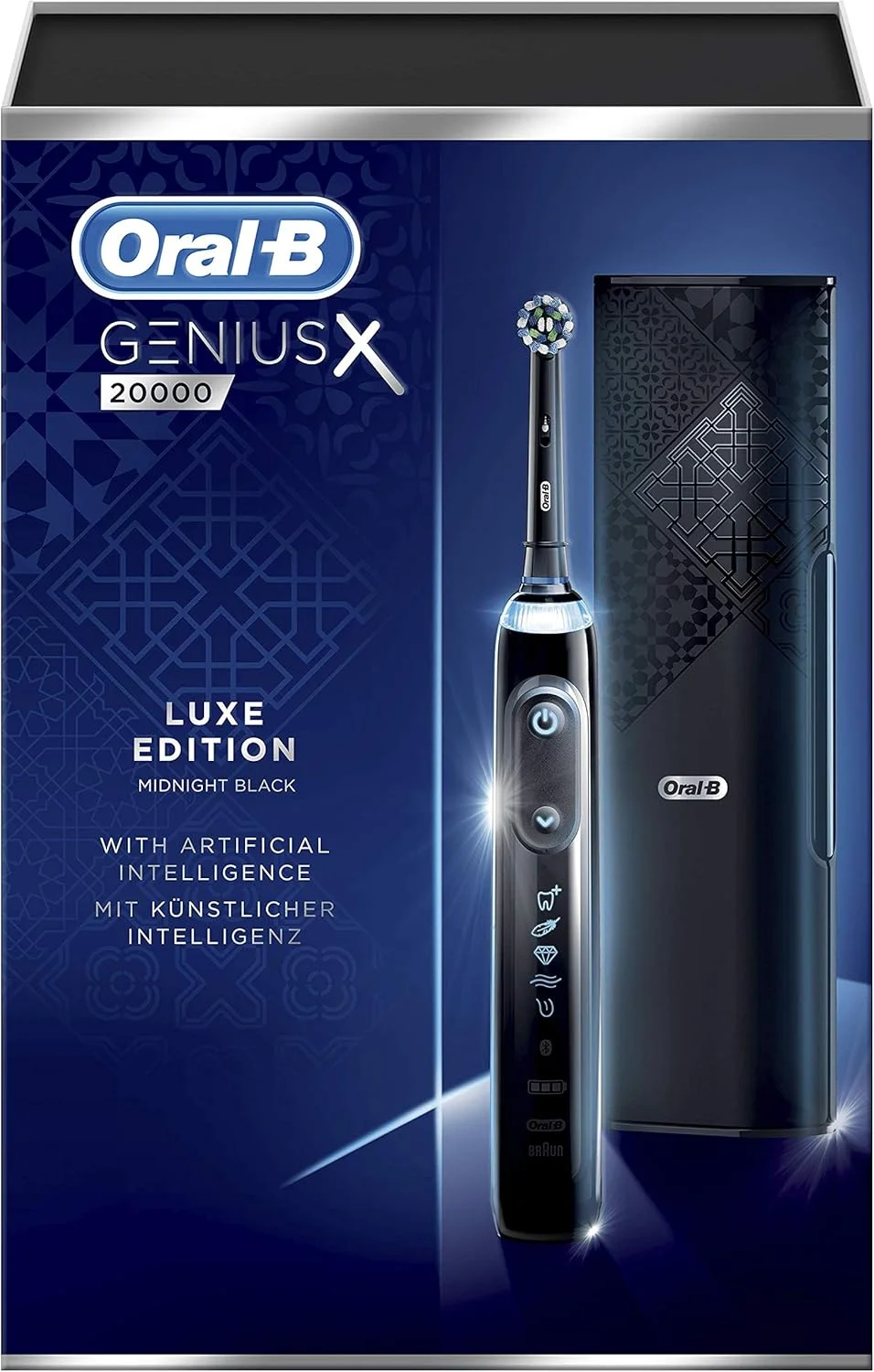 مسواک برقی اورال-بی Genius X Luxe Edition 20000 مشکی نیمه شب مسواک برقی اورال-بی Genius X Luxe Edition 20000 مشکی نیمه شب