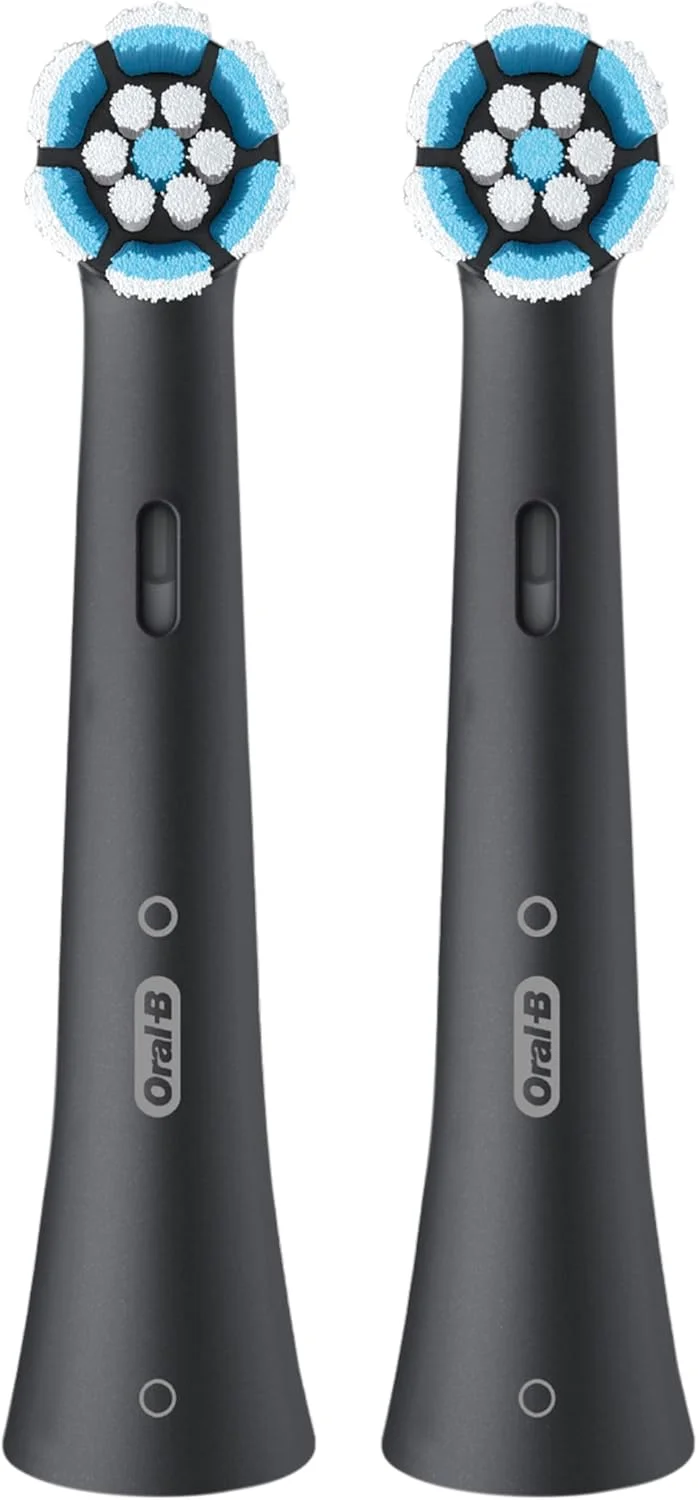 سری یدک مسواک برقی اورال-بی مدل Gentle Care، مشکی، نرم، مناسب لثههای حساس، برس گرد، بسته 2 عددی سری یدک مسواک برقی اورال-بی مدل Gentle Care، مشکی، نرم، مناسب لثههای حساس، برس گرد، بسته 2 عددی