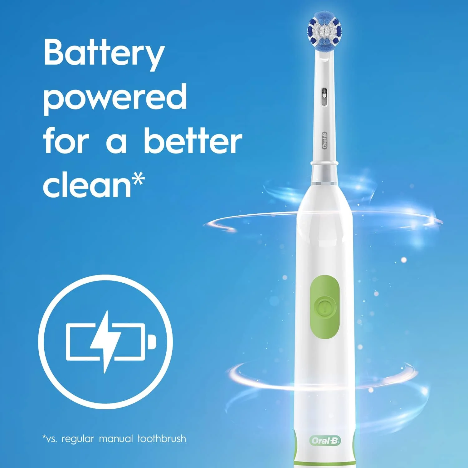 مسواک برقی باتری خور Oral-B Revolution با سر گرد - اتوماتیک، بزرگسال، 154 گرم مسواک برقی باتری خور Oral-B Revolution با سر گرد - اتوماتیک، بزرگسال، 154 گرم