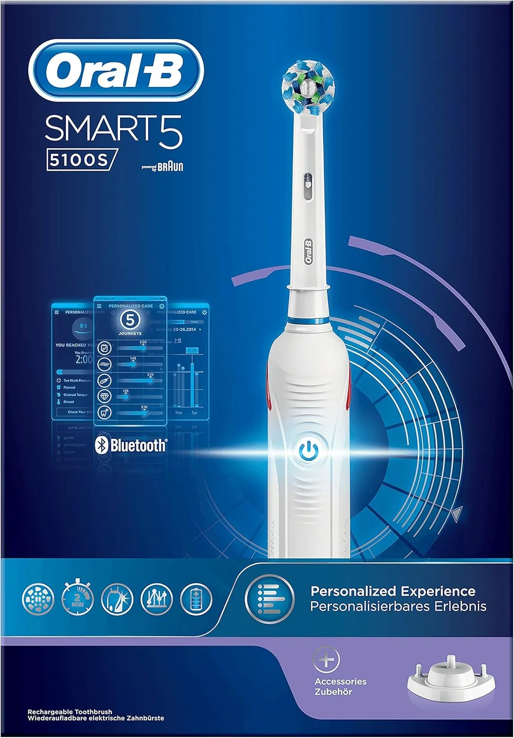 مسواک برقی اورال-بی Smart 5100S سفید مناسب بزرگسالان مسواک برقی اورال-بی Smart 5100S سفید مناسب بزرگسالان