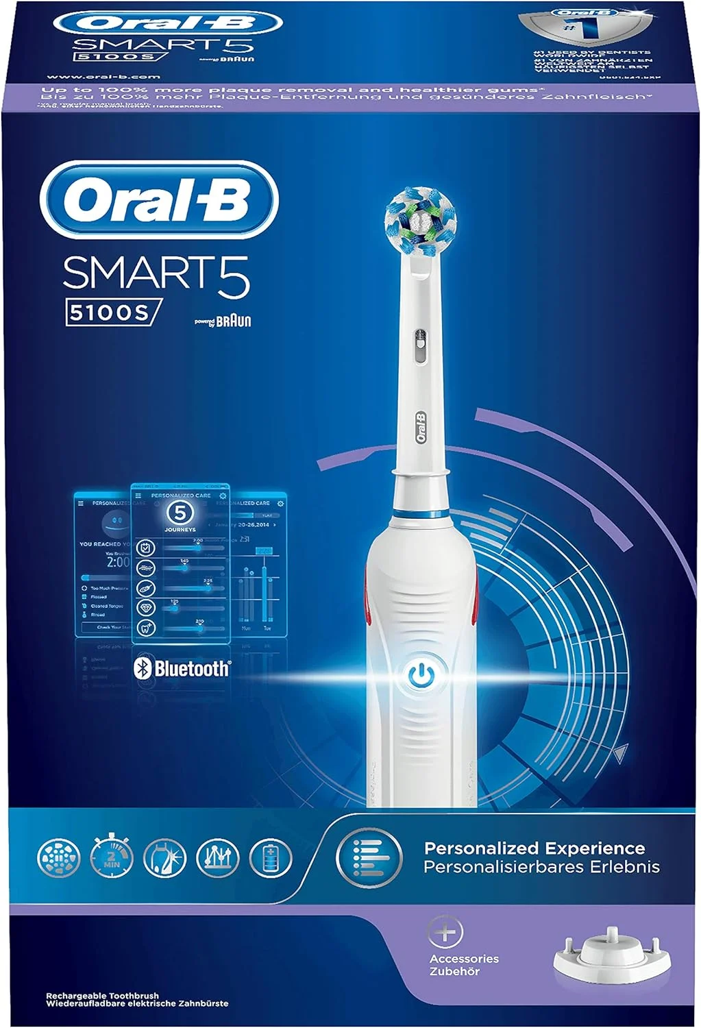 مسواک برقی اورال-بی Smart 5100S سفید مناسب بزرگسالان مسواک برقی اورال-بی Smart 5100S سفید مناسب بزرگسالان