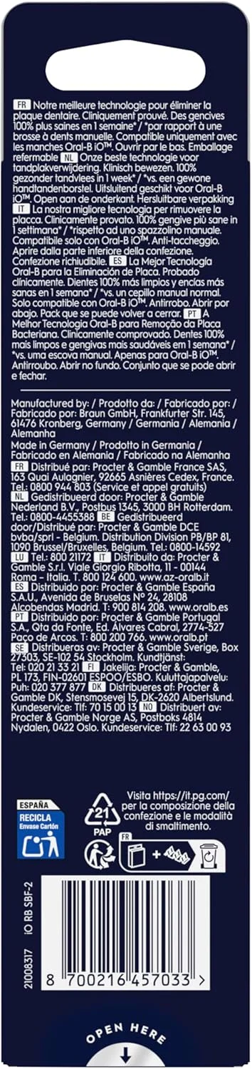 سری یدک مسواک برقی اورال-بی مدل Gentle Care، مشکی، نرم، مناسب لثههای حساس، برس گرد، بسته 2 عددی سری یدک مسواک برقی اورال-بی مدل Gentle Care، مشکی، نرم، مناسب لثههای حساس، برس گرد، بسته 2 عددی