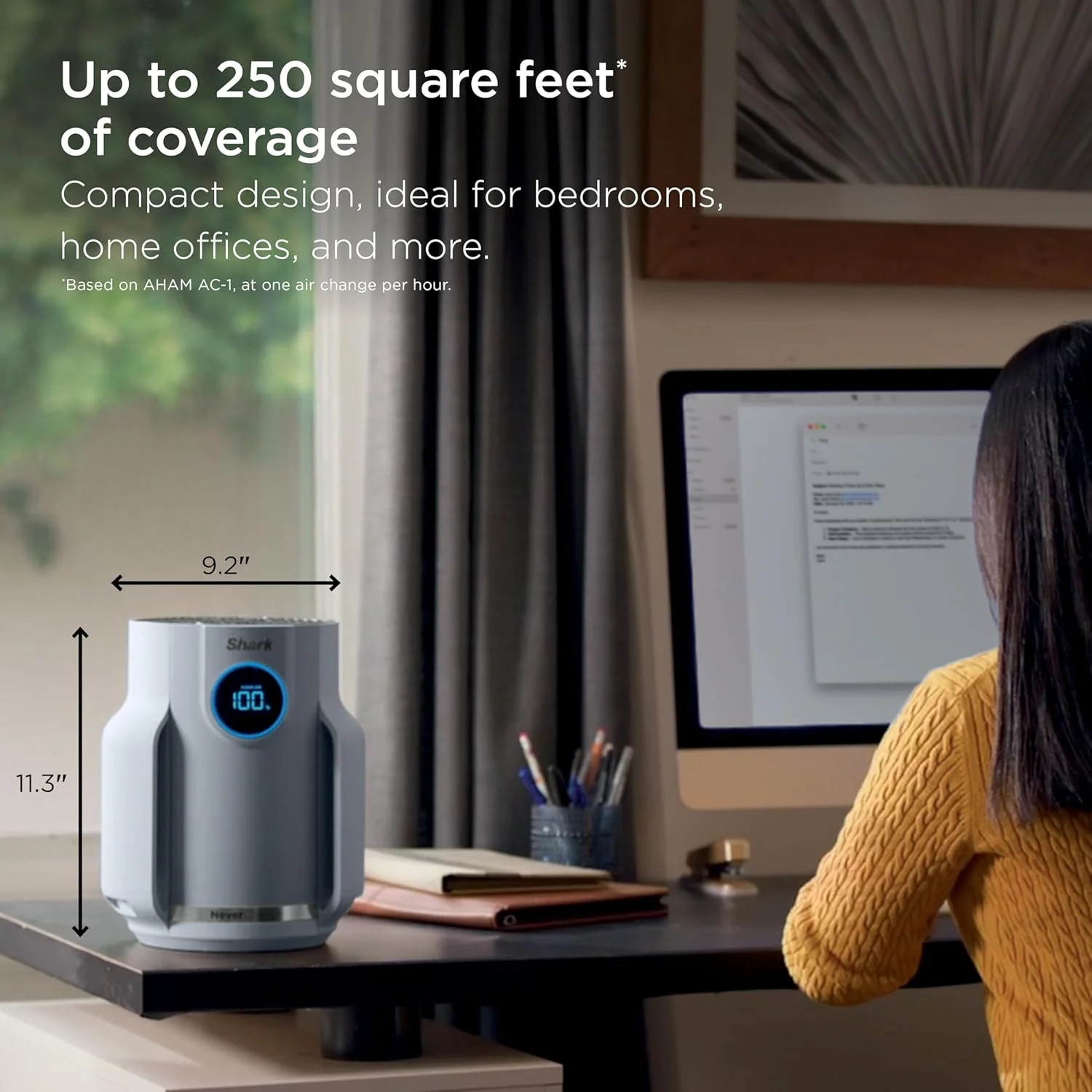 دستگاه تصفیه هوای Shark NeverChange مدل Compact Pro با فیلتراسیون HEPA بادوام و برتر، برای شوره حیوانات خانگی، گرد و غبار، دود، آلرژن ها، تا 250 فوت مربع برای اتاق خواب، دفتر کار خانگی، خوابگاه، HP071BRN (2025) دستگاه تصفیه هوای Shark NeverChange مدل Compact Pro با فیلتراسیون HEPA بادوام و برتر، برای شوره حیوانات خانگی، گرد و غبار، دود، آلرژن ها، تا 250 فوت مربع برای اتاق خواب، دفتر کار خانگی، خوابگاه، HP071BRN (2025)