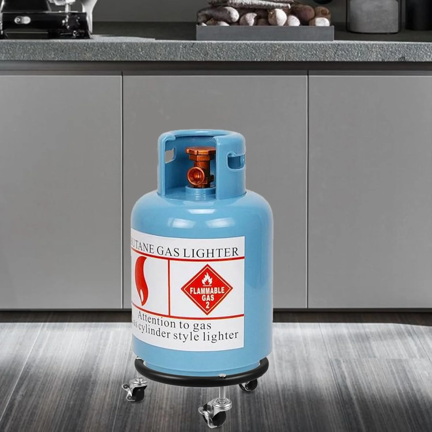 پایه متحرک کپسول پروپان Alipis، پایه چرخدار مخزن پروپان با چرخ های چرخشی، تثبیت کننده مخزن گاز سنگین برای حمل و نگهداری ثابت سیلندر گاز پایه متحرک کپسول پروپان Alipis، پایه چرخدار مخزن پروپان با چرخ های چرخشی، تثبیت کننده مخزن گاز سنگین برای حمل و نگهداری ثابت سیلندر گاز