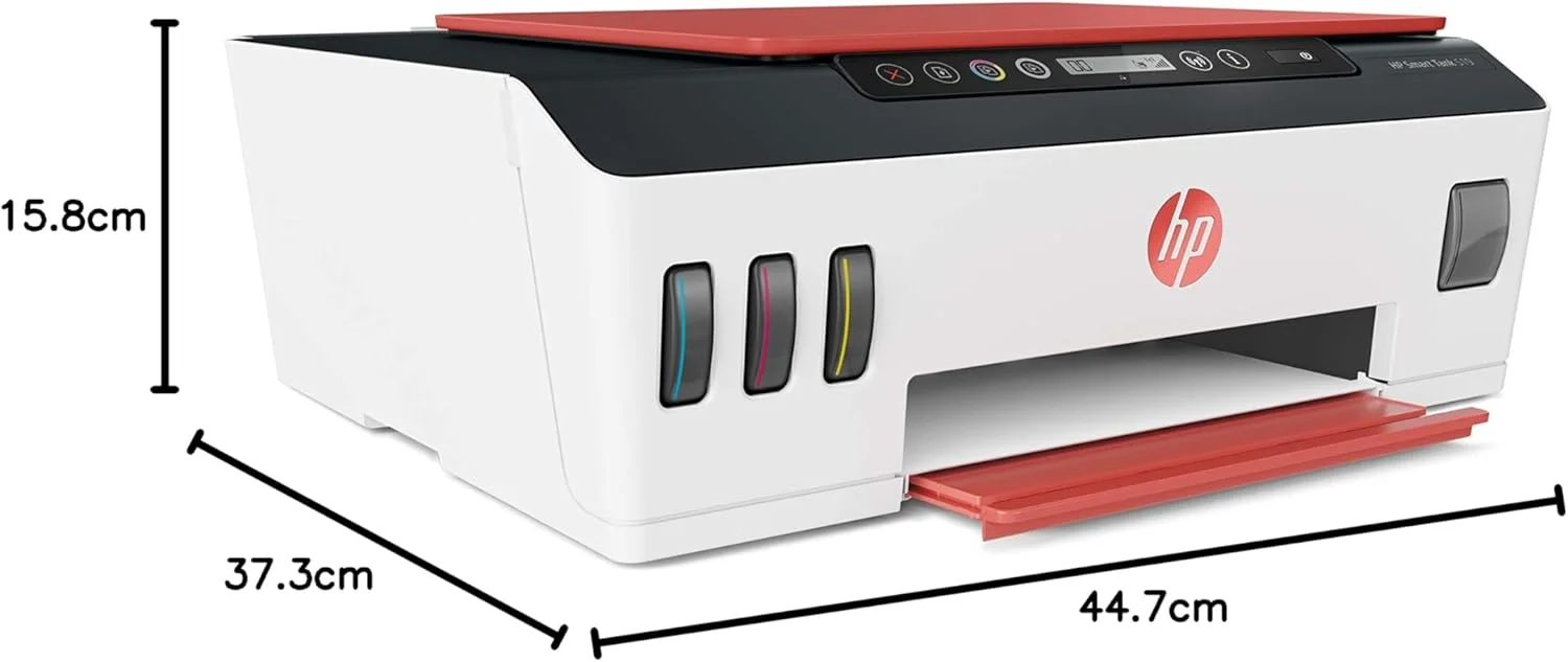 پرینتر چندکاره جوهرافشان بی سیم اچ پی مدل Smart Tank 519 - قرمز/سفید