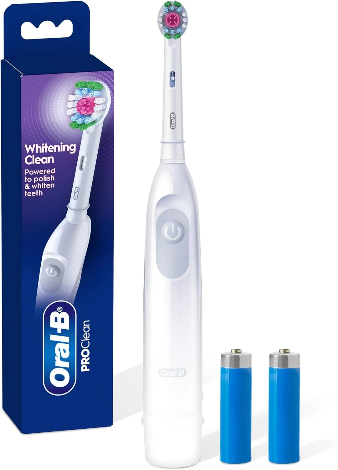 مسواک باتری خور Oral-B Pro 100 3D White، سفید