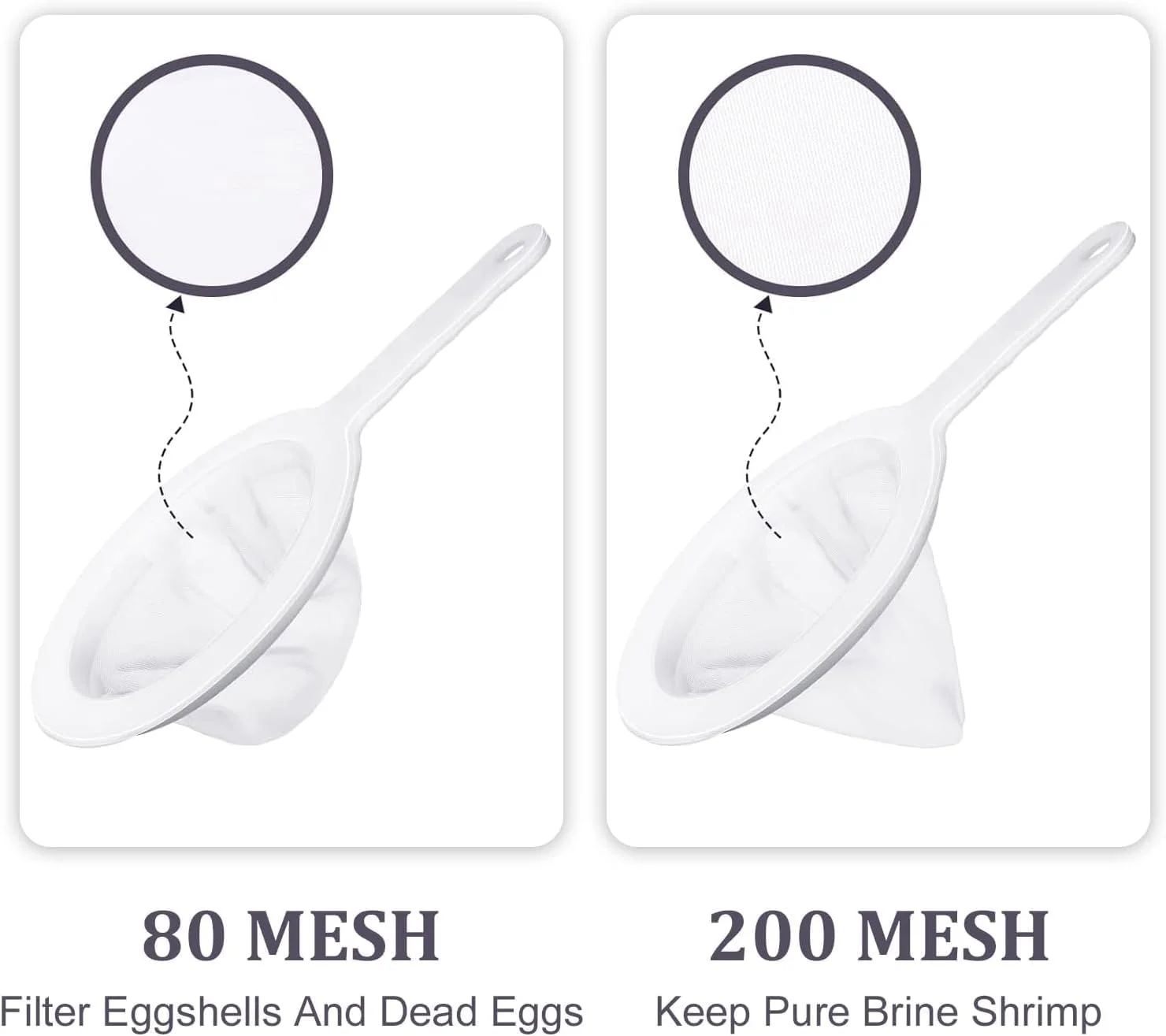 تور بچه میگو Bubble Magus، الک توری 80 و 200 مش و کیت لوله های جمع آوری و ظرف ذخیره سازی بچه میگو، مناسب برای پرورش حرفه ای و نگهداری منجمد بچه ماهی