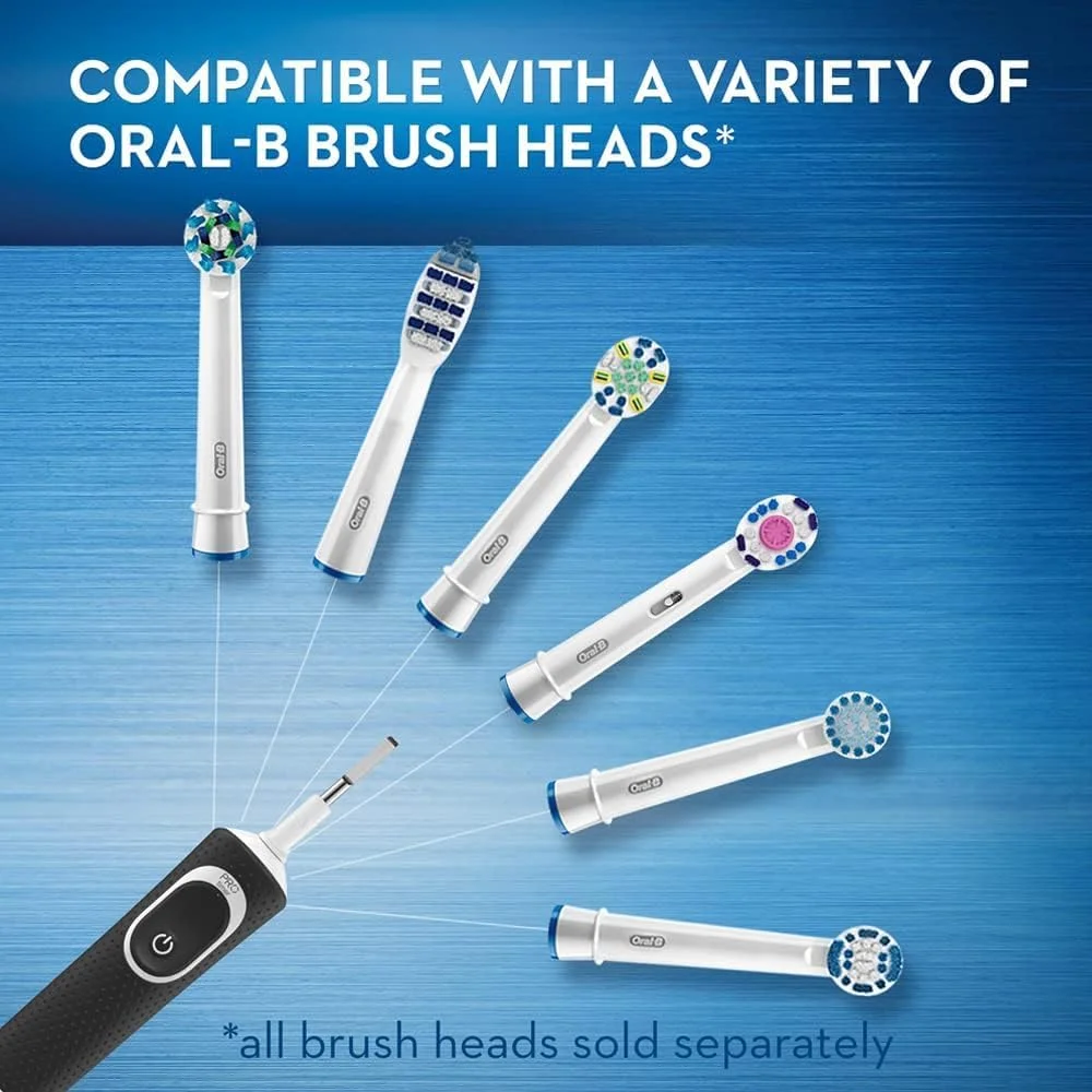 مسواک برقی شارژی اورال-بی Vitality D100 مشکی و صورتی بسته 1+1 رایگان، با دوشاخه 3 پین امارات متحده عربی مسواک برقی شارژی اورال-بی Vitality D100 مشکی و صورتی بسته 1+1 رایگان، با دوشاخه 3 پین امارات متحده عربی