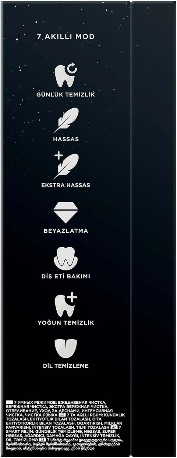 مسواک برقی شارژی اورال-بی iO10 مشکی با iO Sense مسواک برقی شارژی اورال-بی iO10 مشکی با iO Sense