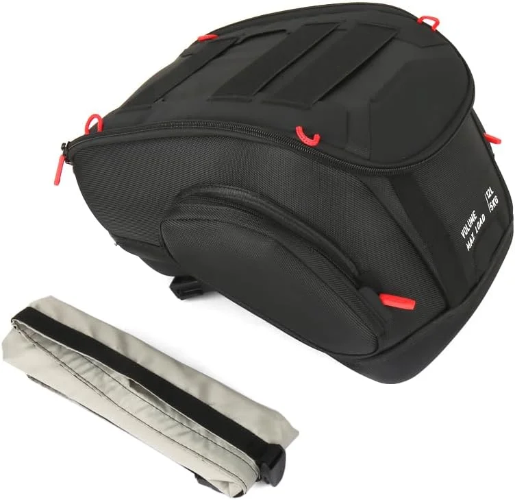 کیف باک ضد آب موتور سیکلت Chaoouyue با حجم 12 لیتر مناسب برای BMW R1300GS Adventure R 1300 GS ADV 2024 2025 کیف نگهداری وسایل سفر کوله پشتی نایلونی مشکی کیف ابزار قابل حمل جلو