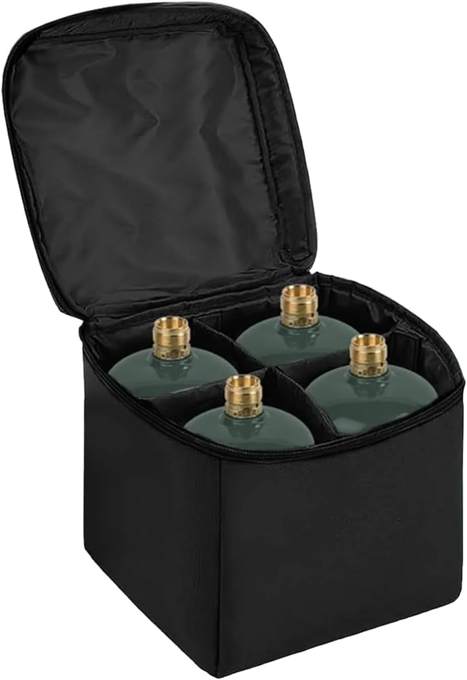 کیف نگهداری مخزن پروپان، دسته محکم برای نگهداری سیلندر پروپان | کیف حمل قابل حمل و سبک وزن برای کمپینگ، کوله گردی و فعالیت های فضای باز
