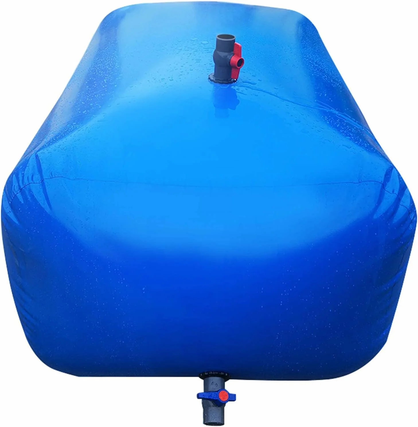 کیسه ذخیره آب PVC ضخیم تاشو با ظرفیت بزرگ، مخزن ذخیره آب، منبع آب اضطراری، مقاوم در برابر سایش و ضد افتادگی برای آبیاری کشاورزی، 1500 لیتر