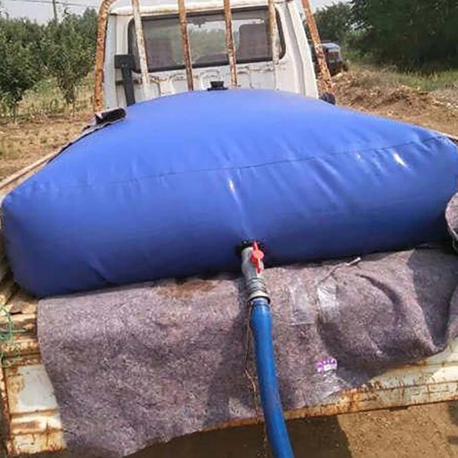 مخزن آب با ظرفیت بزرگ، مخزن آب تاشو با شیر روشن/خاموش، کیسه آب باران انعطاف پذیر در فضای باز، برای مقاومت در برابر خشکسالی، آبیاری، 200 لیتر مخزن آب با ظرفیت بزرگ، مخزن آب تاشو با شیر روشن/خاموش، کیسه آب باران انعطاف پذیر در فضای باز، برای مقاومت در برابر خشکسالی، آبیاری، 200 لیتر