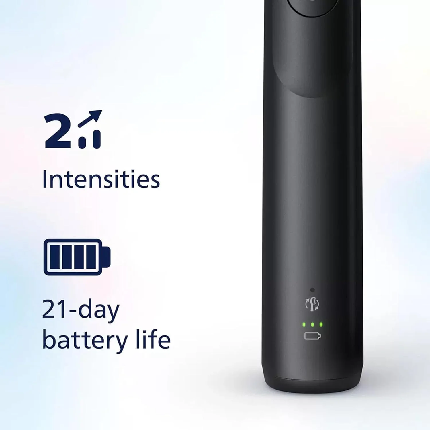 مسواک برقی مشکی Philips Sonicare 5300 مدل HX7101/03 به همراه کیف و 2 سری، با فناوری Sonicare نسل جدید