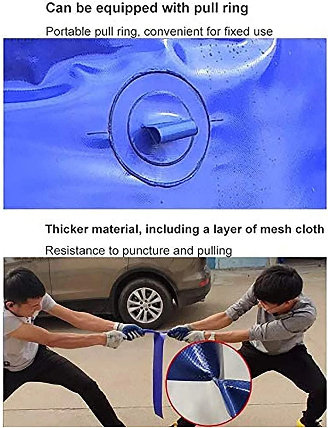 مخازن ذخیره آب با ظرفیت بزرگ، مثانه تاشو آب، تانک آب متحرک قابل حمل در فضای باز، کیسه ذخیره آب PVC قابل استفاده مجدد با شیر برای آبیاری کشاورزی و جمع آوری آب باران