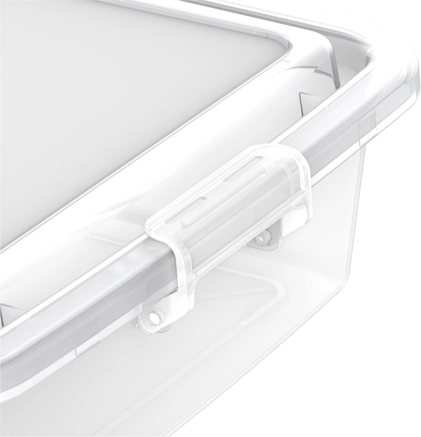 جعبه نگهداری پلاستیکی درب دار Cosmoplast، 15 لیتر