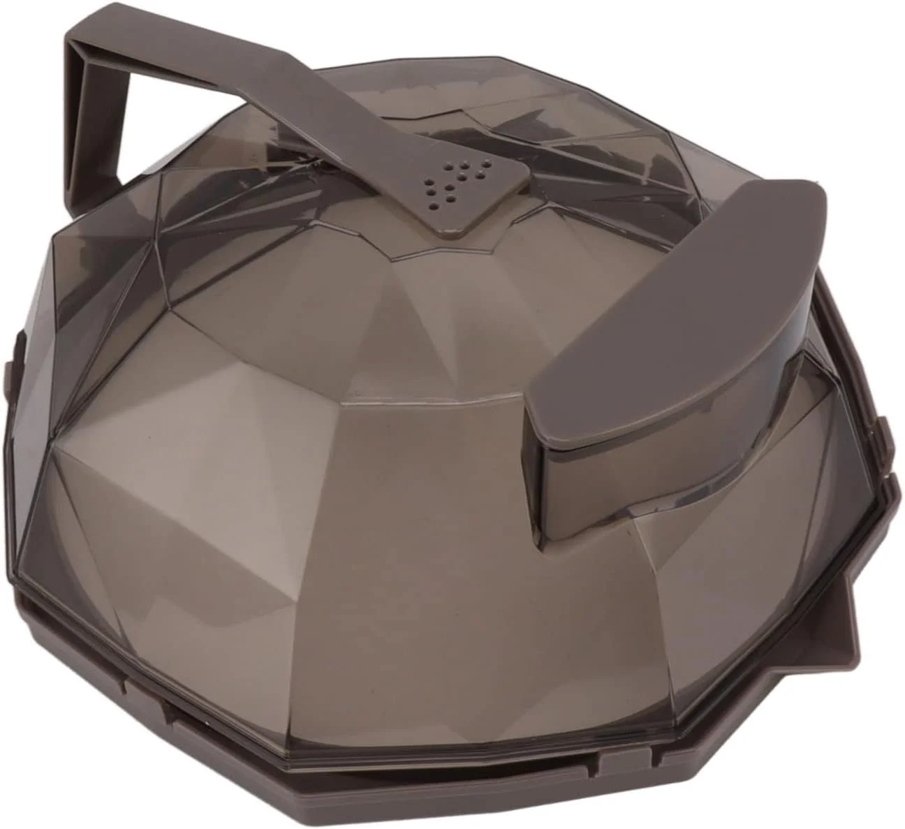 روکش گرم کننده مایکروویو کودن، محافظ پاشش غذا با دسته بلند مقاوم در برابر حرارت بالا و مخزن ذخیره آب برای آشپزخانه (رنگ قهوه ای) روکش گرم کننده مایکروویو کودن، محافظ پاشش غذا با دسته بلند مقاوم در برابر حرارت بالا و مخزن ذخیره آب برای آشپزخانه (رنگ قهوه ای)