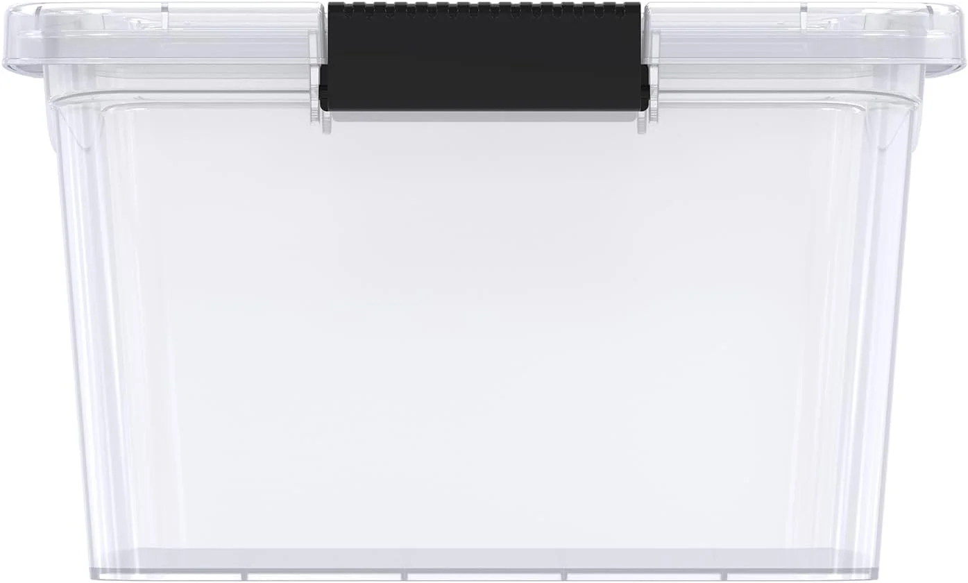 باکس نگهداری پلاستیکی شفاف 13 لیتری Cosmoplast با درب قفلدار باکس نگهداری پلاستیکی شفاف 13 لیتری Cosmoplast با درب قفلدار