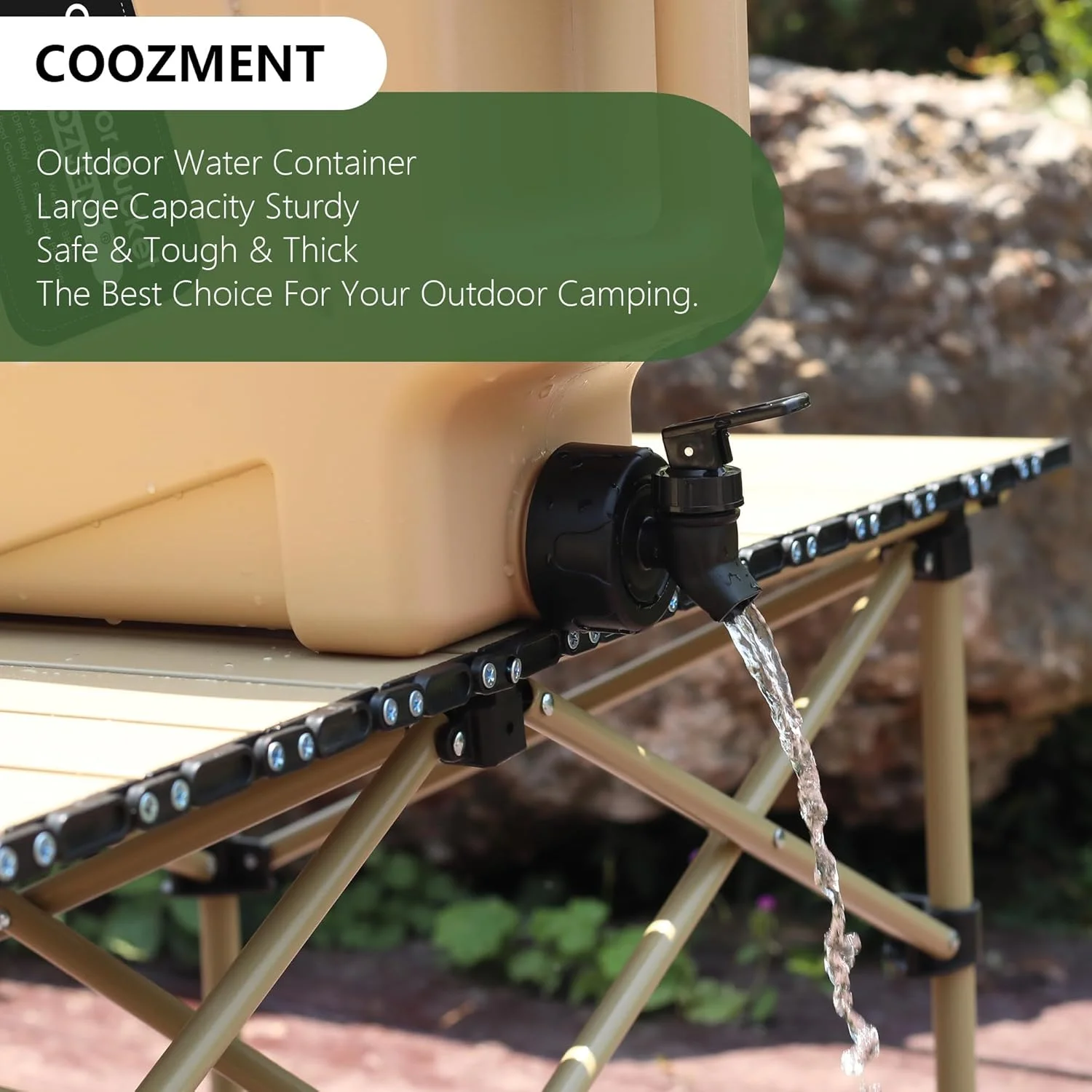 ظروف آب قابل حمل 3.2 گالن (12 لیتری) COOZMENT با شیر، قمقمه آب بدون BPA، مخزن آب، ظروف ذخیره آب چند منظوره برای کمپینگ، پیاده روی در فضای باز، ذخیره سازی اضطراری، نوشیدنی ظروف آب قابل حمل 3.2 گالن (12 لیتری) COOZMENT با شیر، قمقمه آب بدون BPA، مخزن آب، ظروف ذخیره آب چند منظوره برای کمپینگ، پیاده روی در فضای باز، ذخیره سازی اضطراری، نوشیدنی