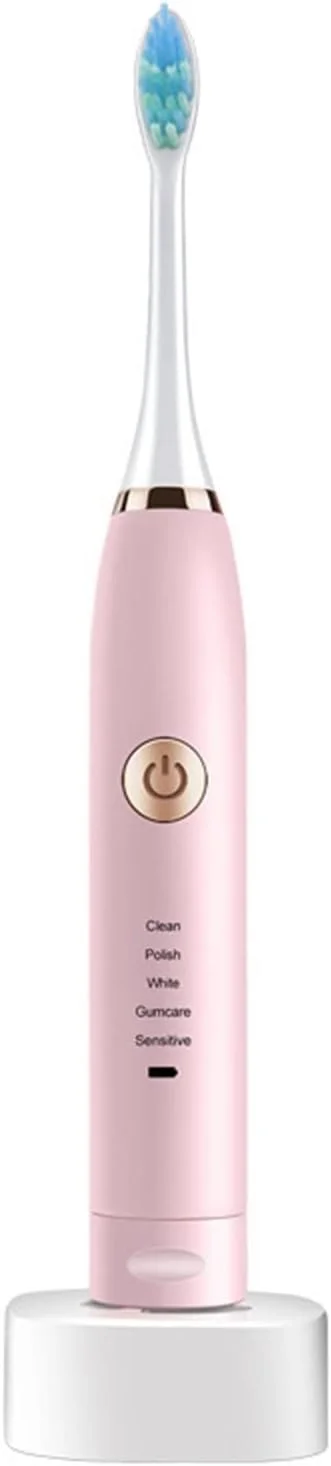 نگهدارنده مسواک برقی بزرگسال قابل شارژ USB، مسواک ویبره سونیک 5 سرعته قابل شارژ، مسواک برقی بزرگسال قابل شارژ، سورپرایز کوچک