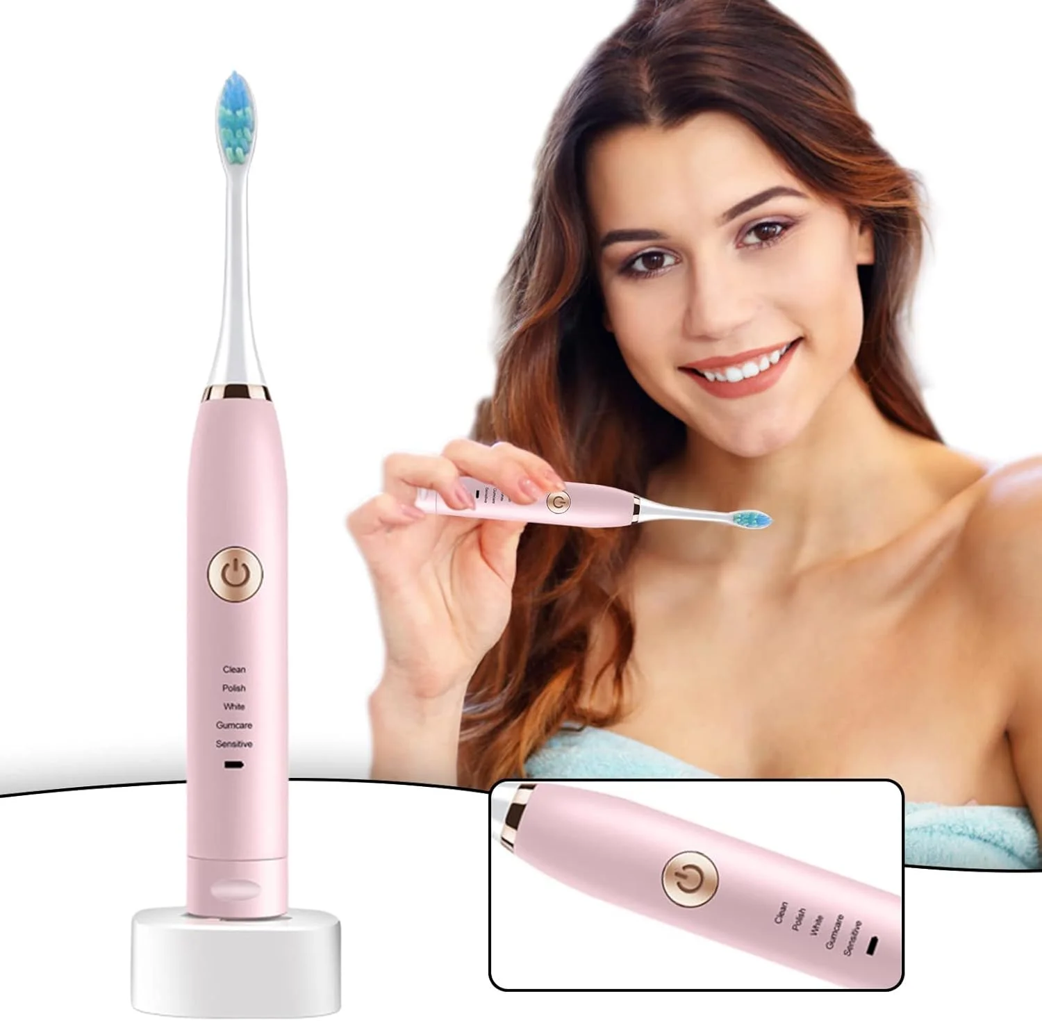 نگهدارنده مسواک برقی بزرگسال قابل شارژ USB، مسواک ویبره سونیک 5 سرعته قابل شارژ، مسواک برقی بزرگسال قابل شارژ، سورپرایز کوچک نگهدارنده مسواک برقی بزرگسال قابل شارژ USB، مسواک ویبره سونیک 5 سرعته قابل شارژ، مسواک برقی بزرگسال قابل شارژ، سورپرایز کوچک