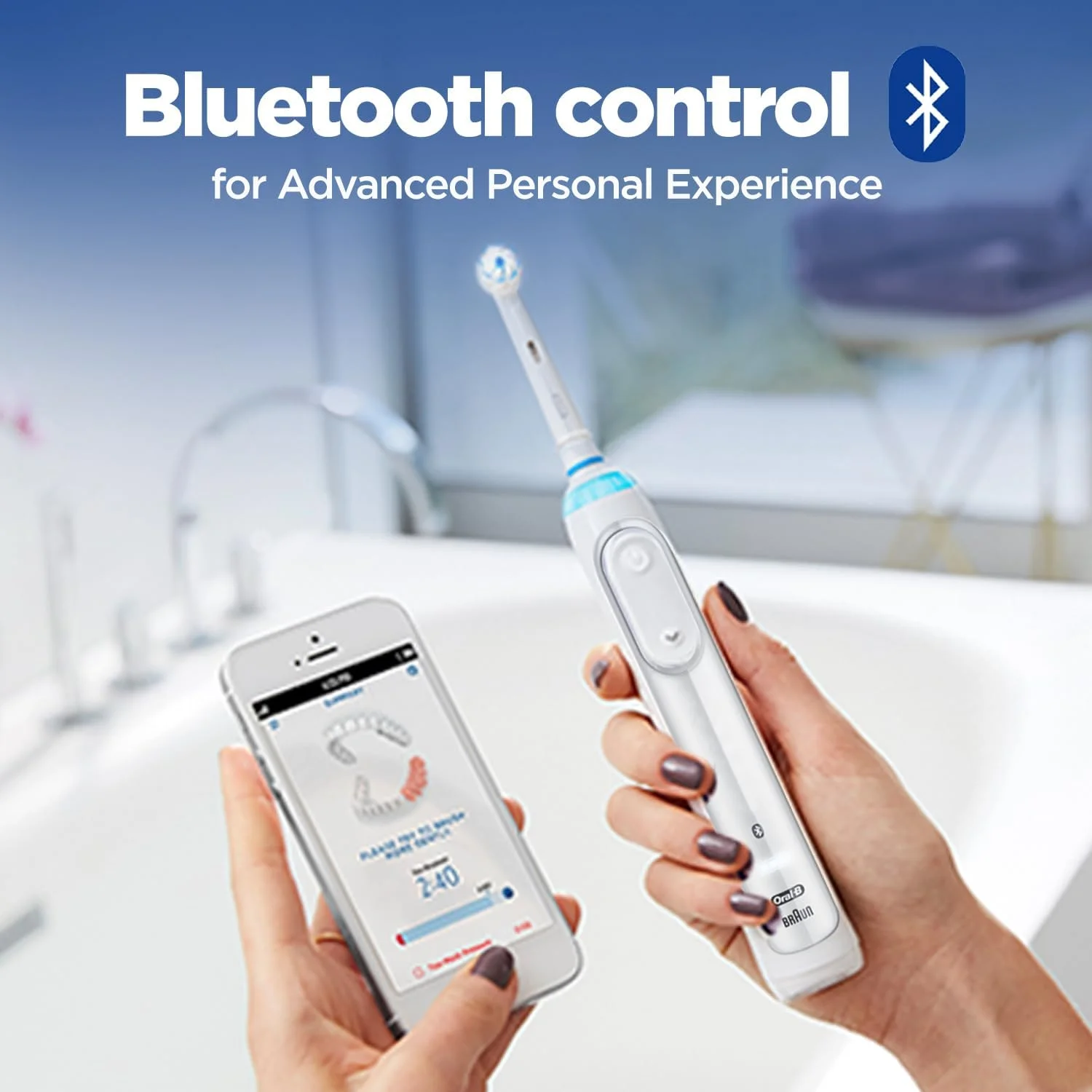 مسواک برقی هوشمند شارژی Oral B Smart 7 برای بزرگسالان، 5 حالت مسواک زدن با کنترل فشار لثه، بلوتوث و شخصی سازی برنامه، تایمر 2 دقیقه ای با Quadpacer، IXP7 مسواک برقی هوشمند شارژی Oral B Smart 7 برای بزرگسالان، 5 حالت مسواک زدن با کنترل فشار لثه، بلوتوث و شخصی سازی برنامه، تایمر 2 دقیقه ای با Quadpacer، IXP7