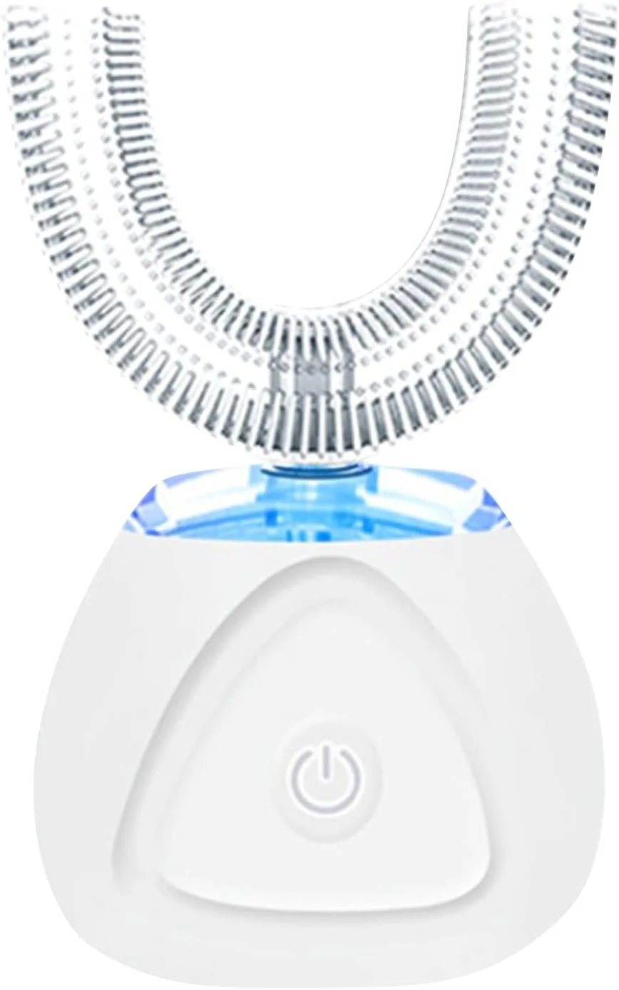 مسواک برقی U شکل برای بزرگسالان، ضد آب IPX7، اتوماتیک با تایمر خودکار 30 ثانیه ای، تمیز کننده با فرکانس بالا مسواک برقی U شکل برای بزرگسالان، ضد آب IPX7، اتوماتیک با تایمر خودکار 30 ثانیه ای، تمیز کننده با فرکانس بالا