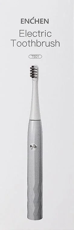 مسواک برقی T501 با برس نرم و بسیار ظریف، کاملا اتوماتیک (خاکستری)