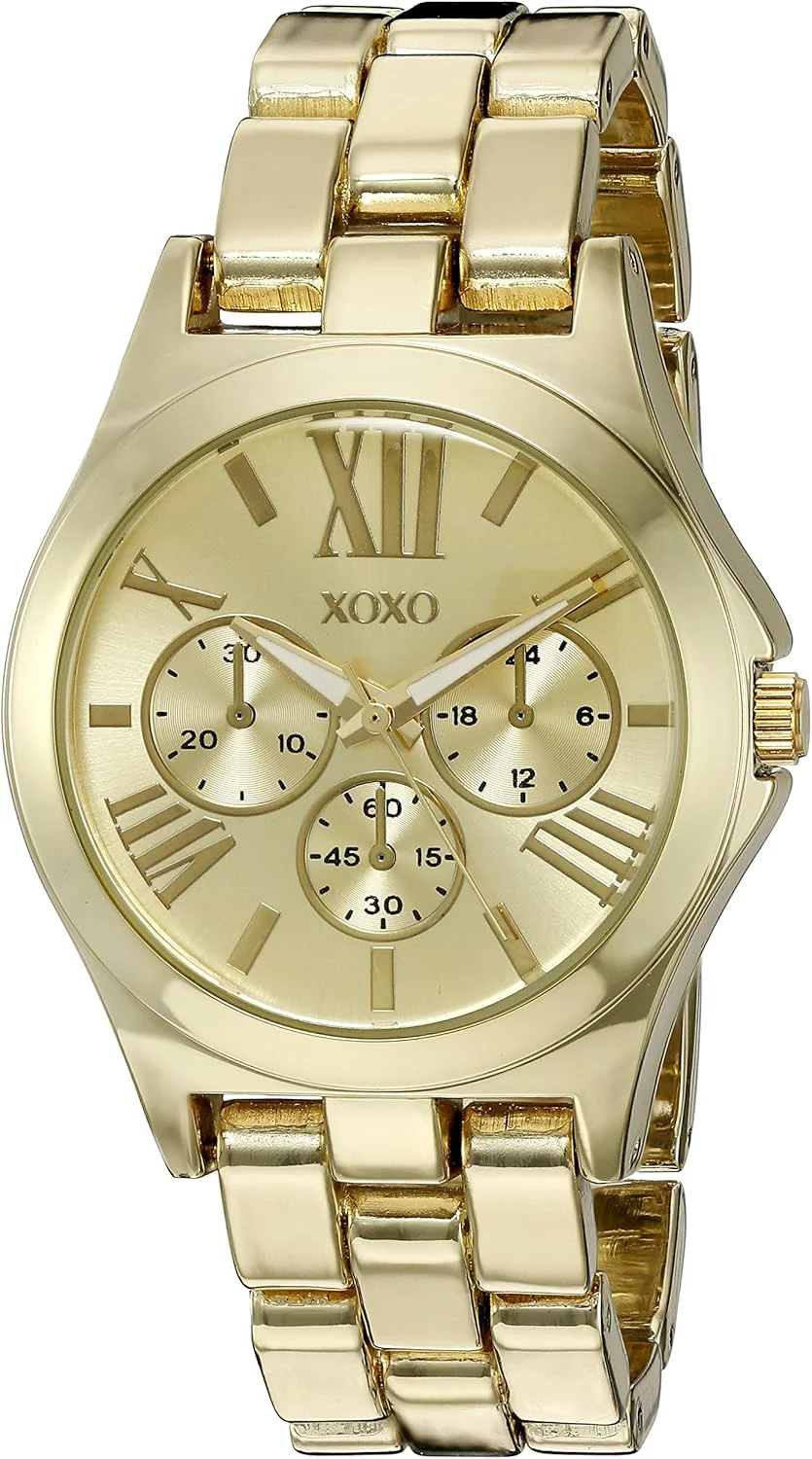 ACCUTIME XOXO Womens Quartz Wrist Watch, Analog and Stainless Steel- XO5864