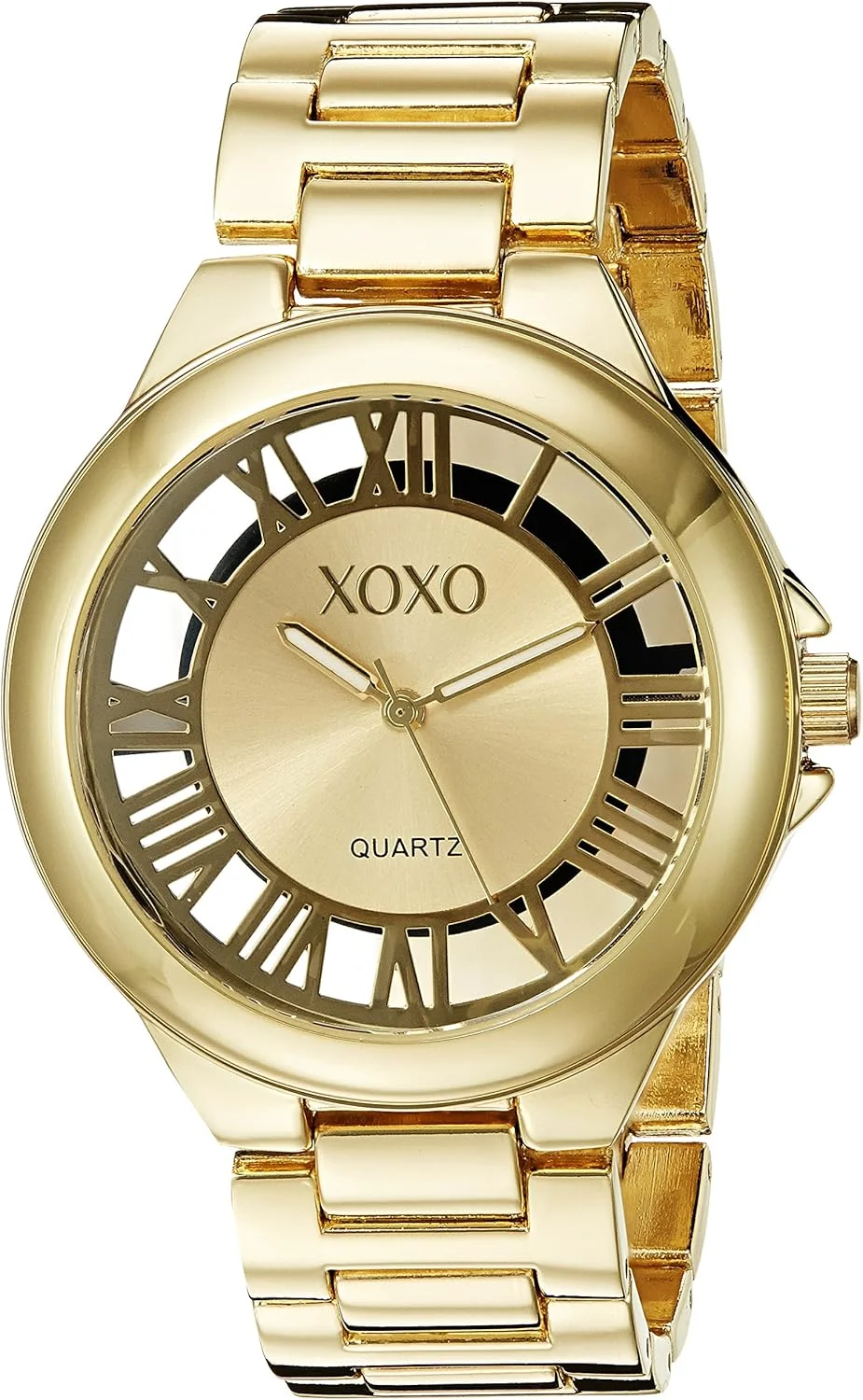 XOXO Accutime XOXO XO270 Analog Display Watch for Women's, Gold-Tone
