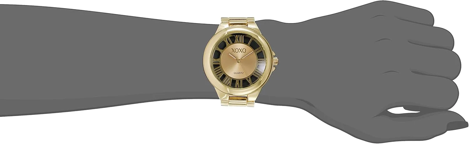 XOXO Accutime XOXO XO270 Analog Display Watch for Women's, Gold-Tone XOXO Accutime XOXO XO270 Analog Display Watch for Women's, Gold-Tone