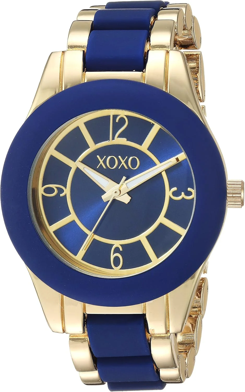 ACCUTIME XOXO Womens Quartz Watch, Analog Display and Gold Plated Strap XO266