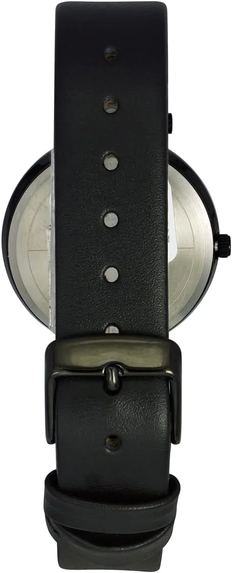 ساعت مچی آنالوگ زنانه تایمکس با صفحه گرد بنفش و بند چرمی مشکی مقاوم در برابر آب ساعت مچی آنالوگ زنانه تایمکس با صفحه گرد بنفش و بند چرمی مشکی مقاوم در برابر آب