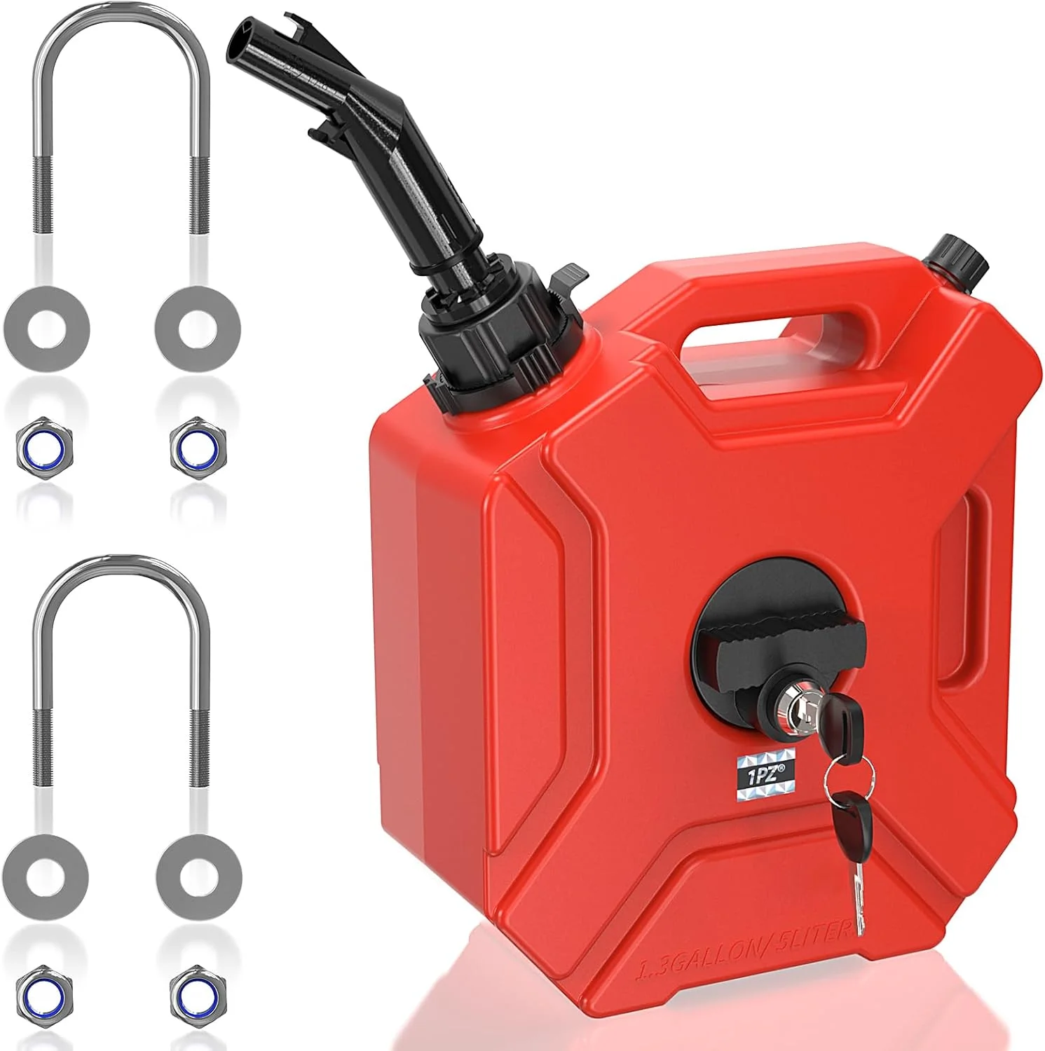 مخزن آب 5 لیتری 1PZ FR3-GT3 با شیر و پایه قفل‌دار، مخزن انتقال ذخیره سازی، عملکرد خاموش شدن خودکار و جریان قابل تنظیم