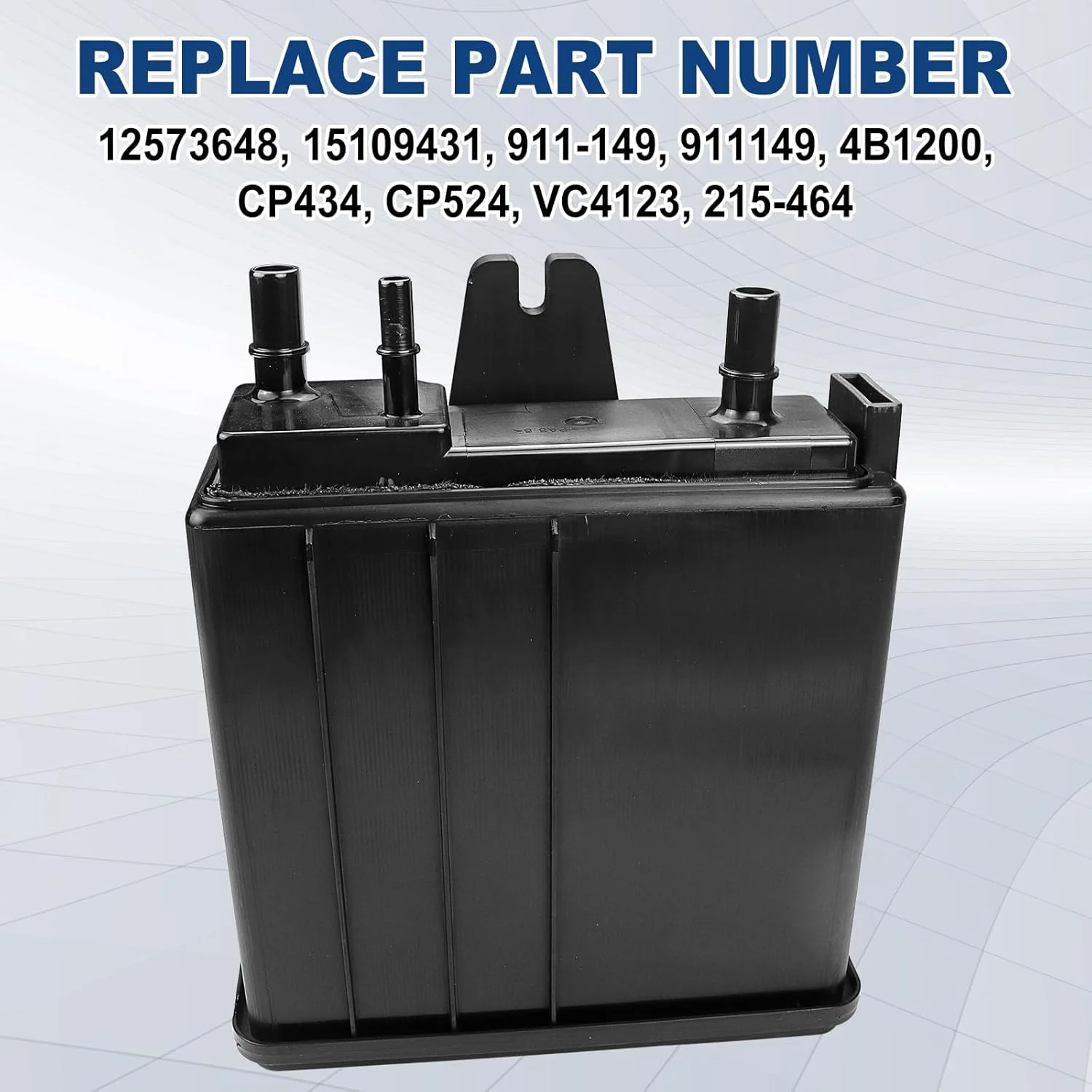 مخزن بخار ذغالی سوخت 15109431 سازگار با بیوک رندوو، کادیلاک CTS، اسکالید، SRX، شورلت تاهو و GMC یوکان، 2004-2016، جایگزین شماره# 911-149 215-464 12573648