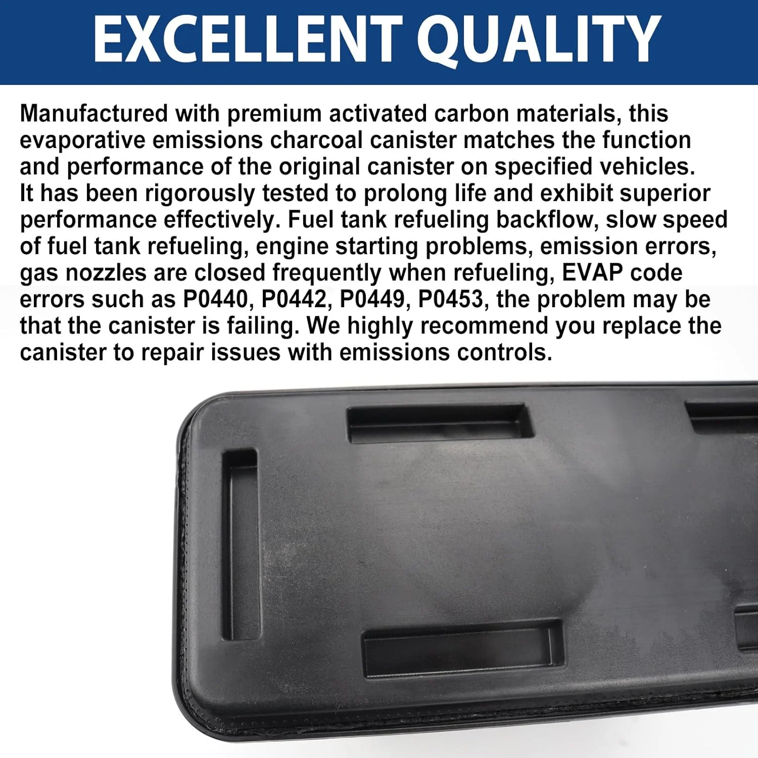 مخزن بخار ذغالی سوخت 15109431 سازگار با بیوک رندوو، کادیلاک CTS، اسکالید، SRX، شورلت تاهو و GMC یوکان، 2004-2016، جایگزین شماره# 911-149 215-464 12573648