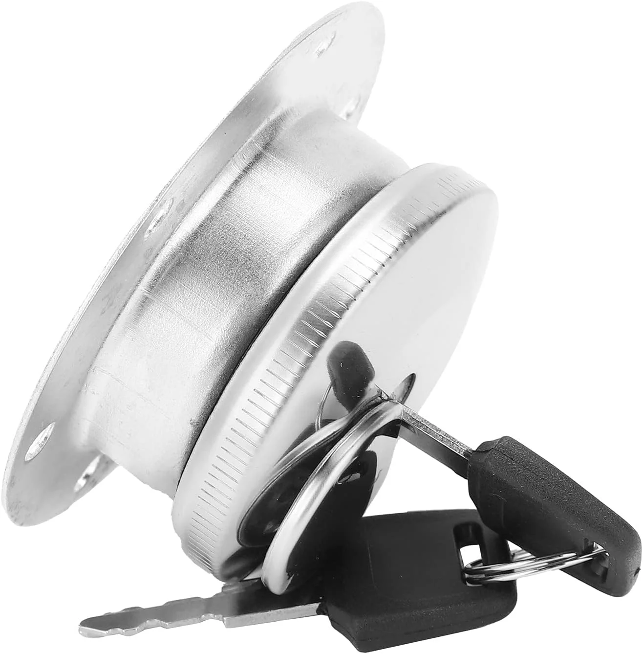 درب باک بنزین استیل به همراه کلید و واشر مناسب برای ژنراتور درب باک بنزین استیل به همراه کلید و واشر مناسب برای ژنراتور