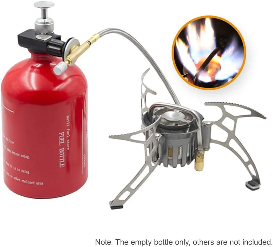 بطری سوخت خالی 1000 میلی لیتری بنزین نفت سفید برای اجاق گاز کمپینگ