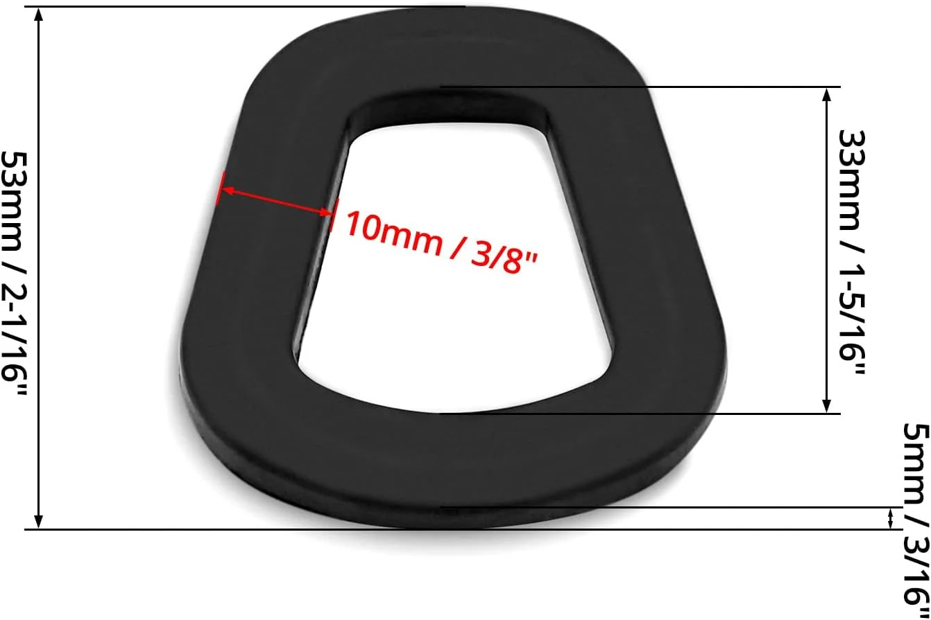 واشر جایگزین گالن سوخت 12 عددی، واشرهای لاستیکی دهانه گالن سوخت برای گالن سوخت ناتو 20 لیتری/5 گالنی