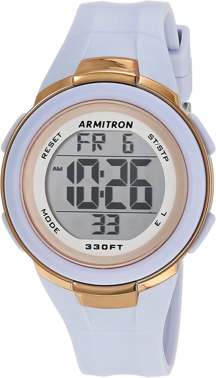 ساعت مچی دیجیتال اسپرت یونی‌سکس آرمิตรون با بند رزینی، مدل 45/7126