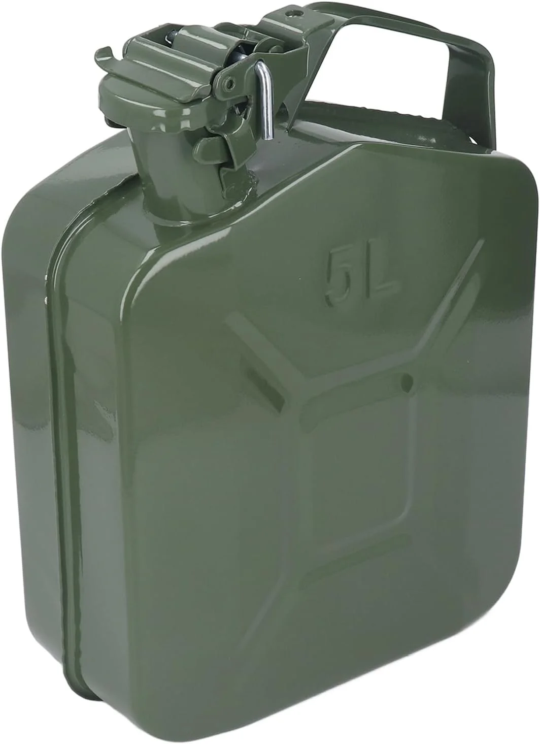 مخزن بنزین 1.3 گالنی، تانک سوخت استیل ضد زنگ، گالن بنزین 5 لیتری با نازل تهویه اتوماتیک مخزن بنزین 1.3 گالنی، تانک سوخت استیل ضد زنگ، گالن بنزین 5 لیتری با نازل تهویه اتوماتیک