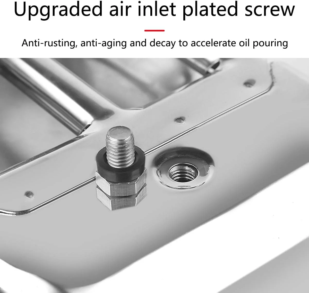 مخزن ذخیره بنزین با 3 دسته و لوله روغن - چند منظوره قابل حمل فلزی، مخزن ذخیره بنزین