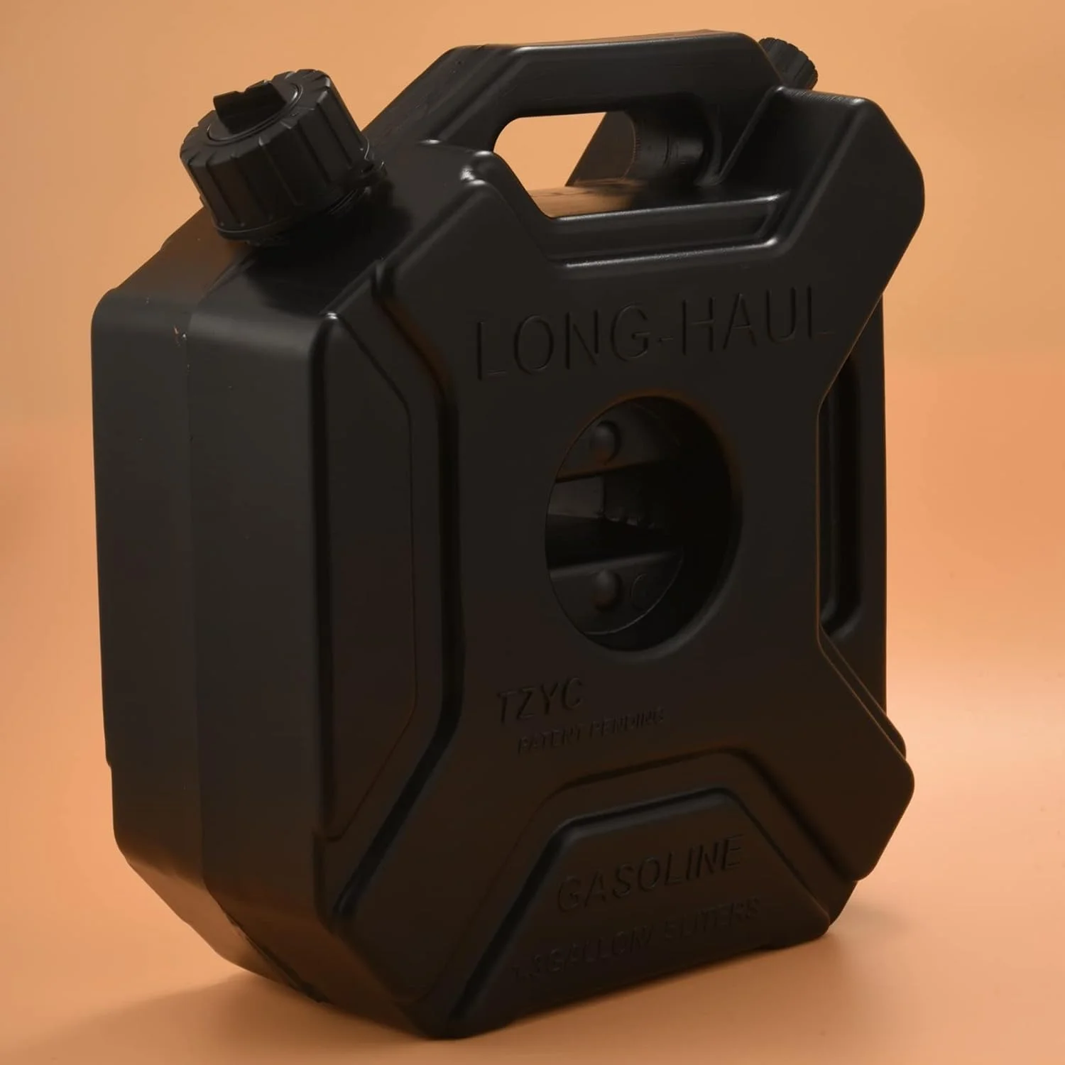 مخزن سوخت 5 لیتری Gaqnzjx مشکی رنگ مناسب خودرو و موتورسیکلت، جایگزین مخزن بنزین و روغن، گالن سوخت با قفل و کلید