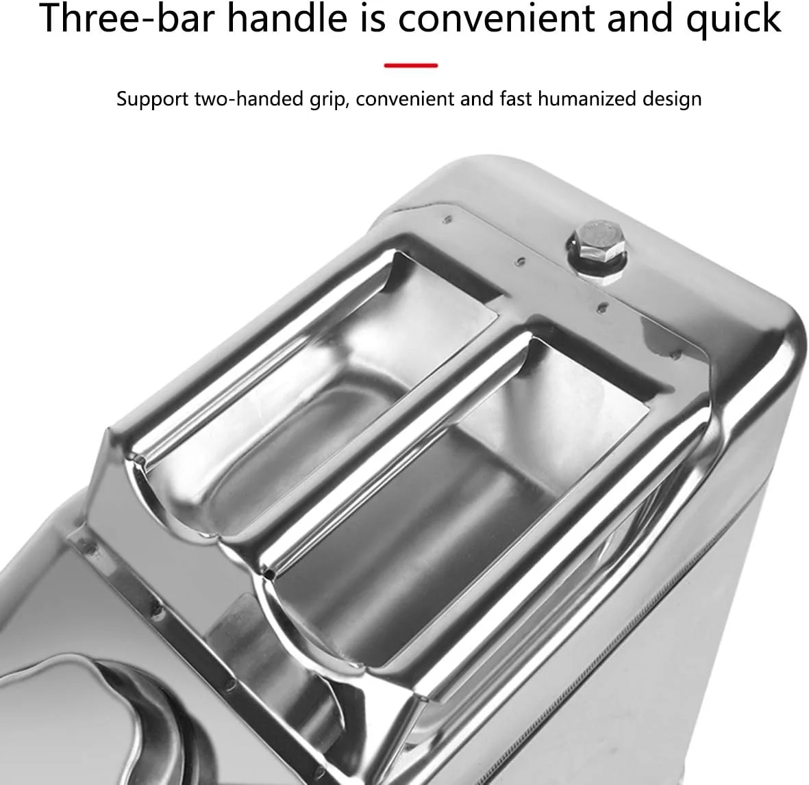 مخزن ذخیره بنزین با 3 دسته و لوله روغن - چند منظوره قابل حمل فلزی، مخزن ذخیره بنزین