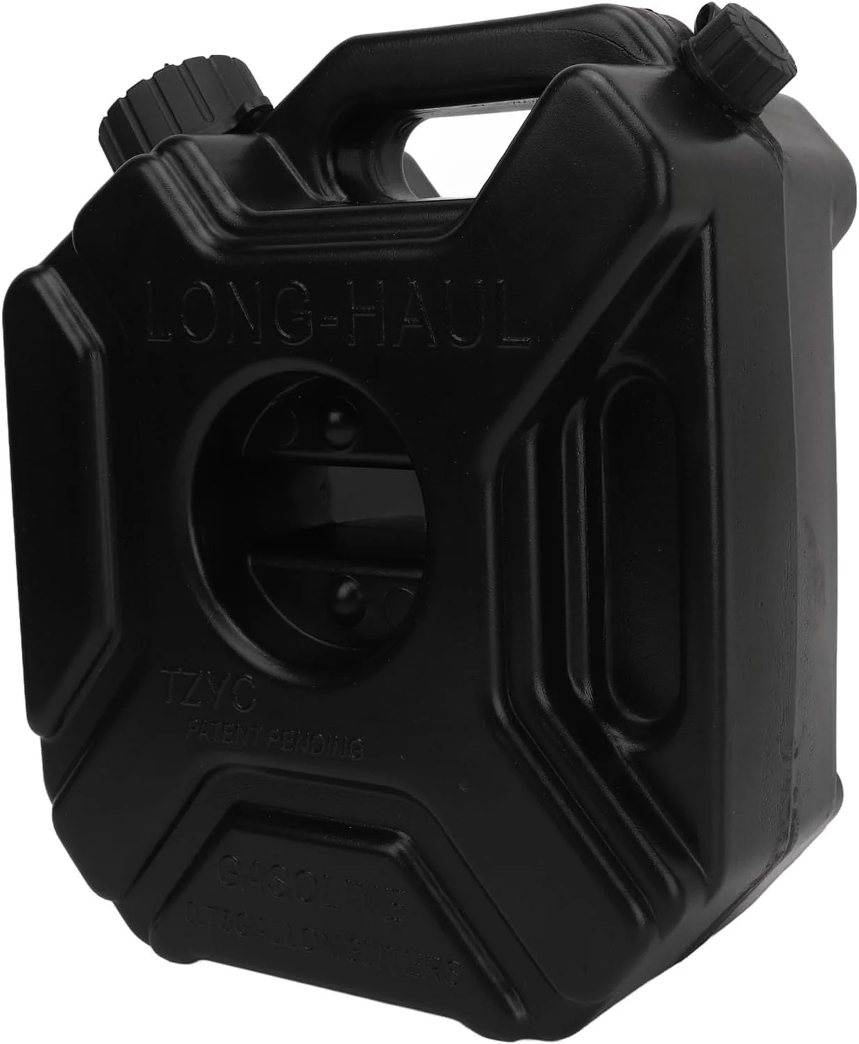 مخزن بنزین 3 لیتری (0.75 گالن) مشکی برای ذخیره بنزین، مخزن پشتیبان اضطراری برای خودرو، موتورسیکلت، UTV، ATV، موتورهای خاکی (ABS 2)